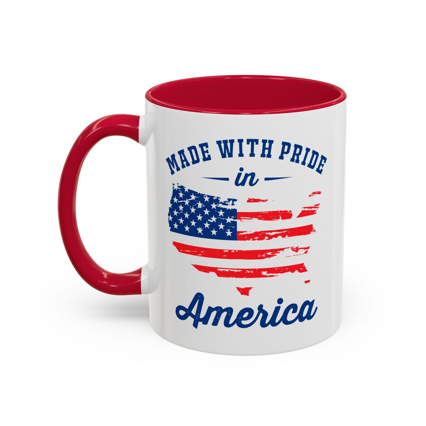 Made with pride in America / Colorful Mugs (11oz, 15oz)