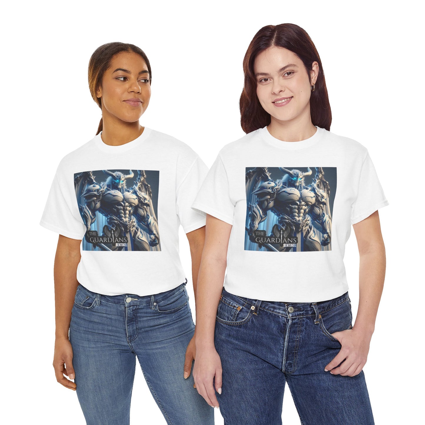 The Guardians Sentinel / Elite Unisex Heavy Cotton Tee (Made with AI)