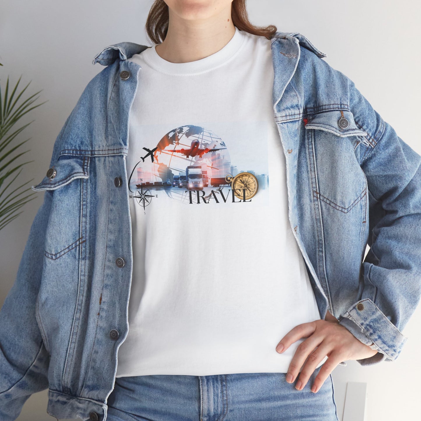 Travel Unisex Heavy Cotton Tee