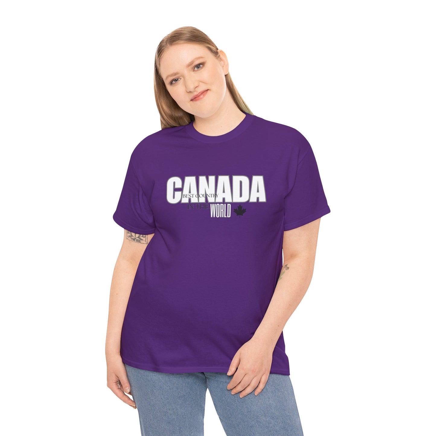 Canada Best Country In The World Unisex Heavy Cotton Tee