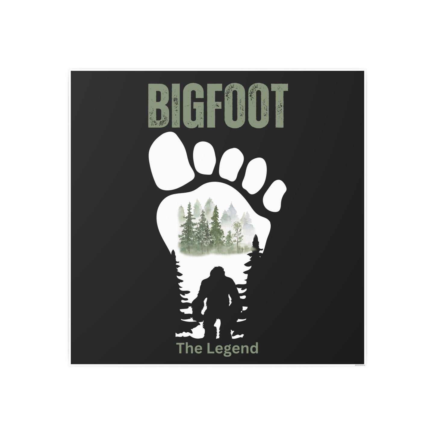 BIGFOOT The Legend / Photo Art Paper Posters