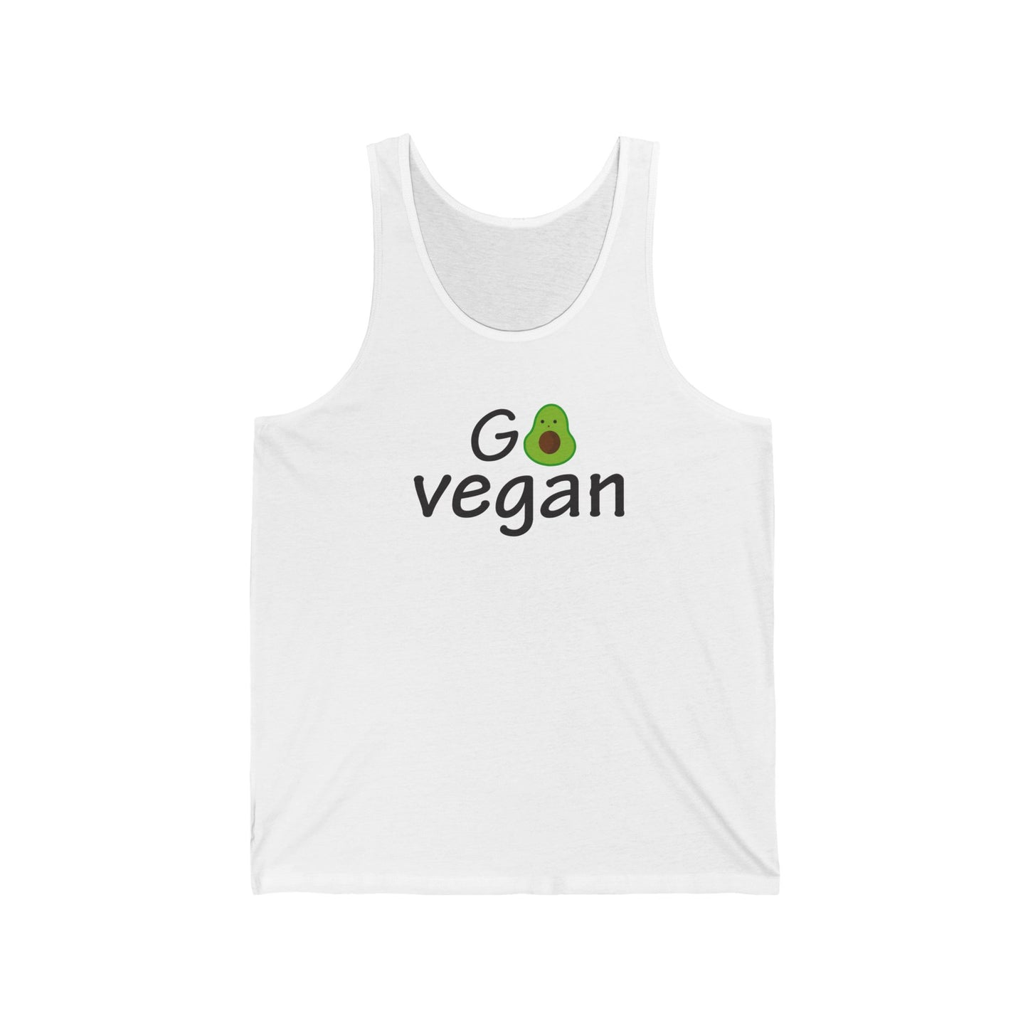 Go Vegan / Unisex Jersey Tank