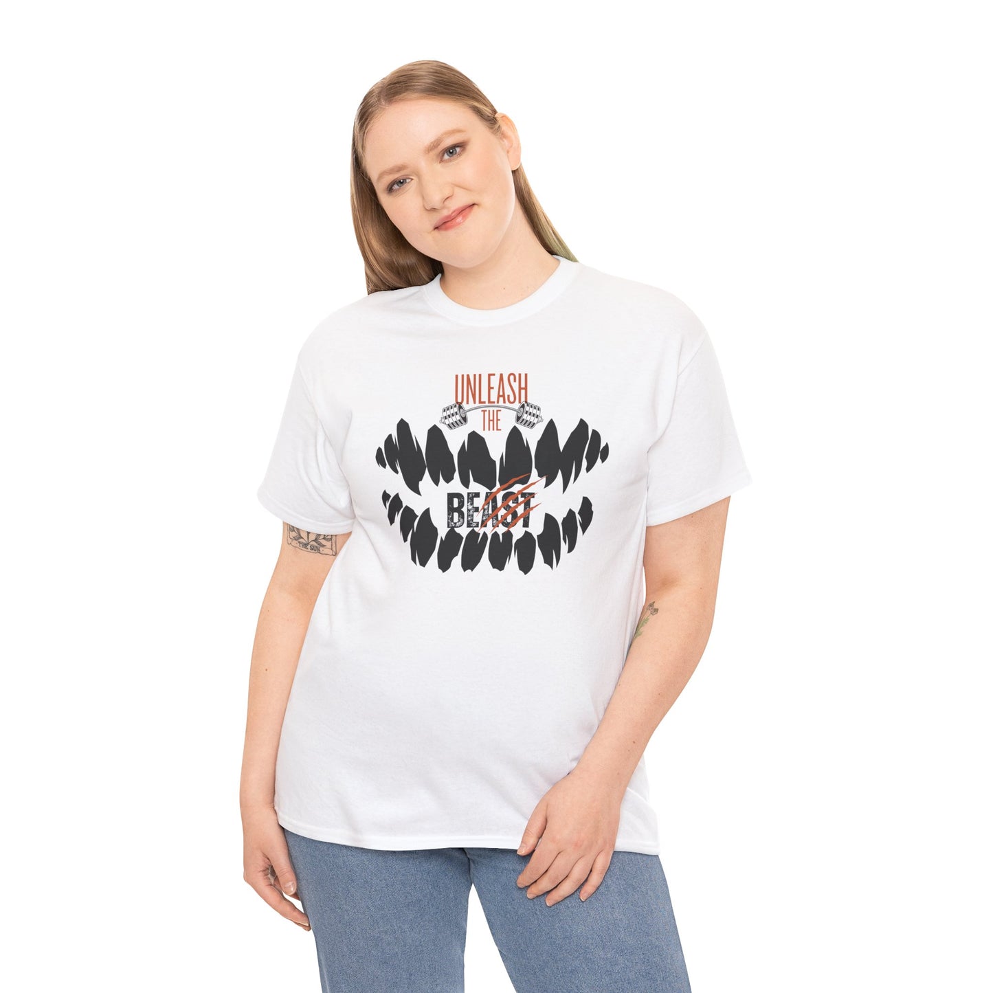 Unleash the Savage Unisex Heavy Cotton Tee