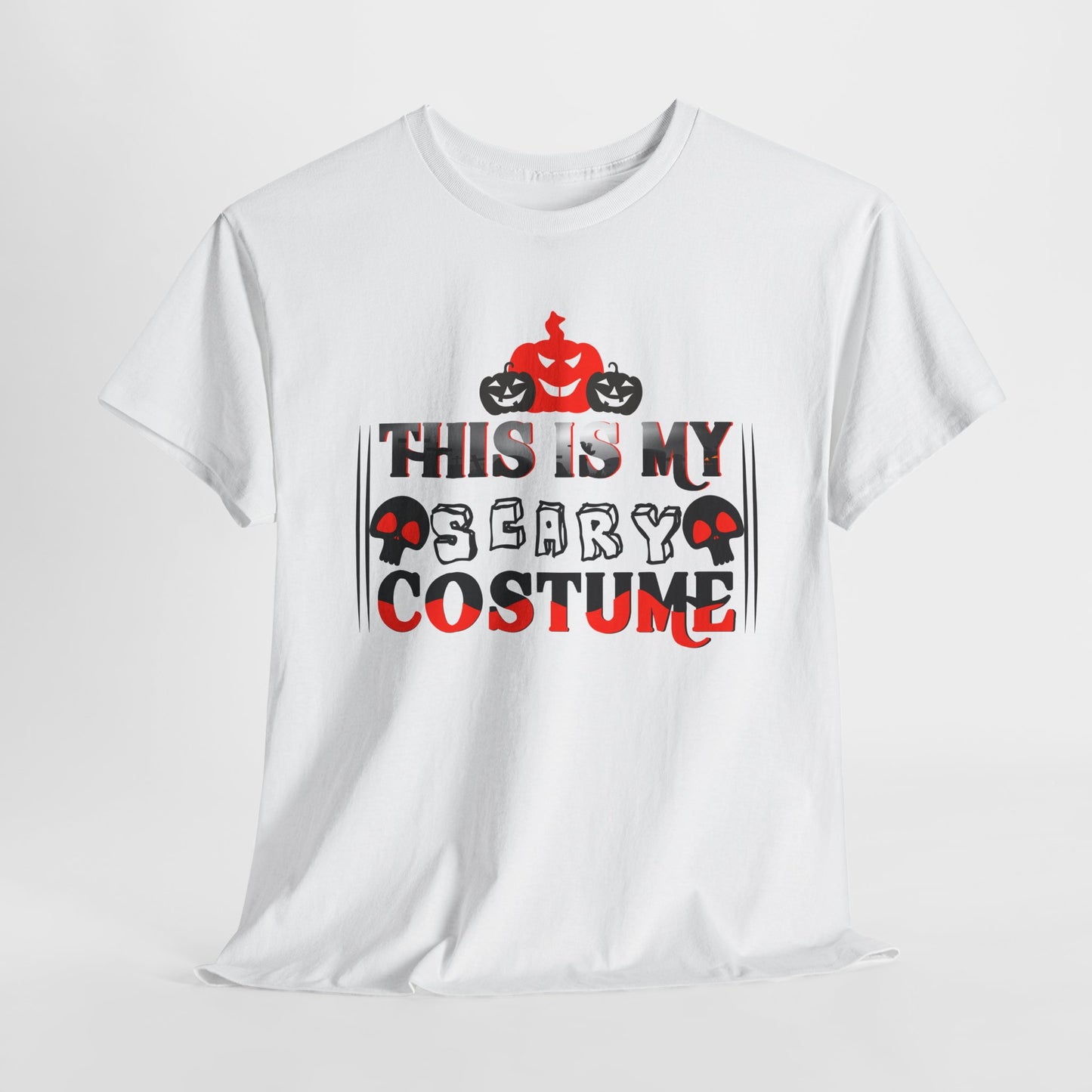 This is my scarry costume / Halloween Unisex Heavy Cotton Tee