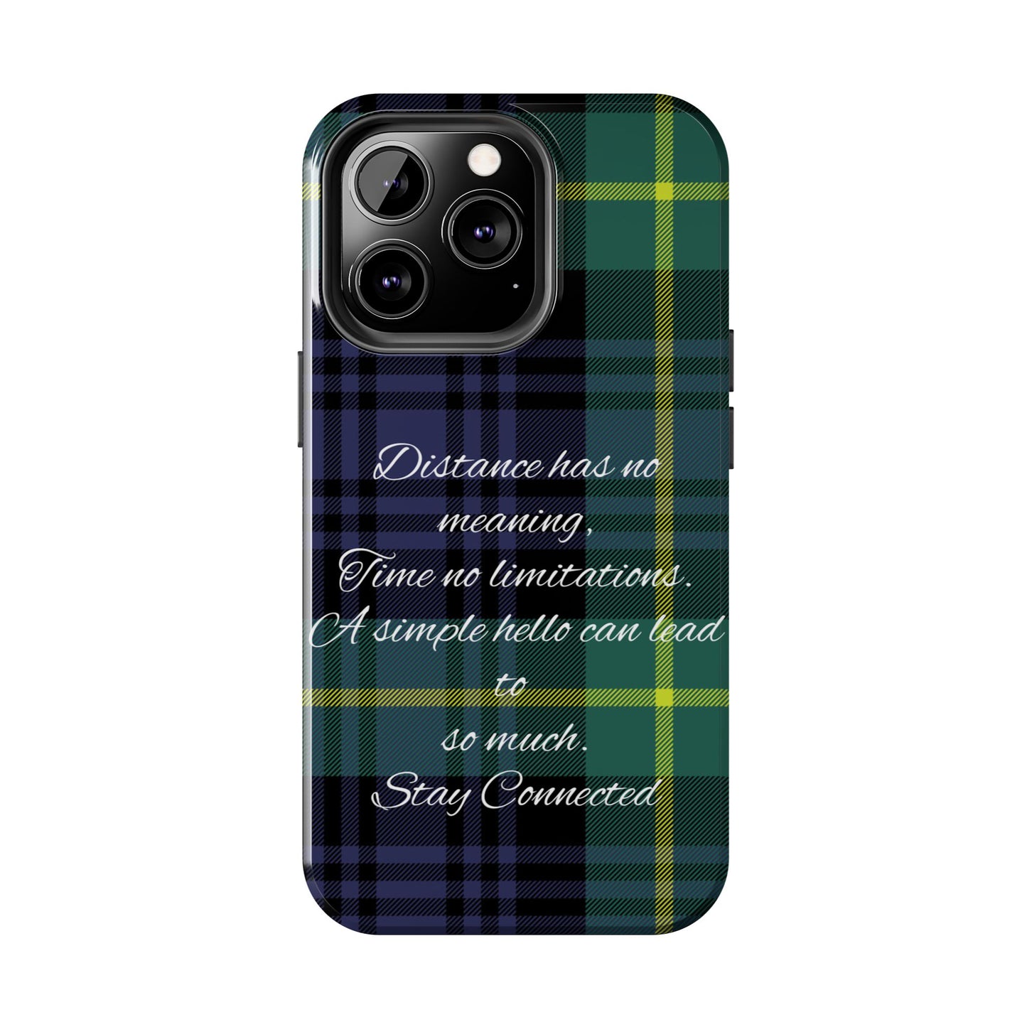 Green plaid version / Tough Phone Cases