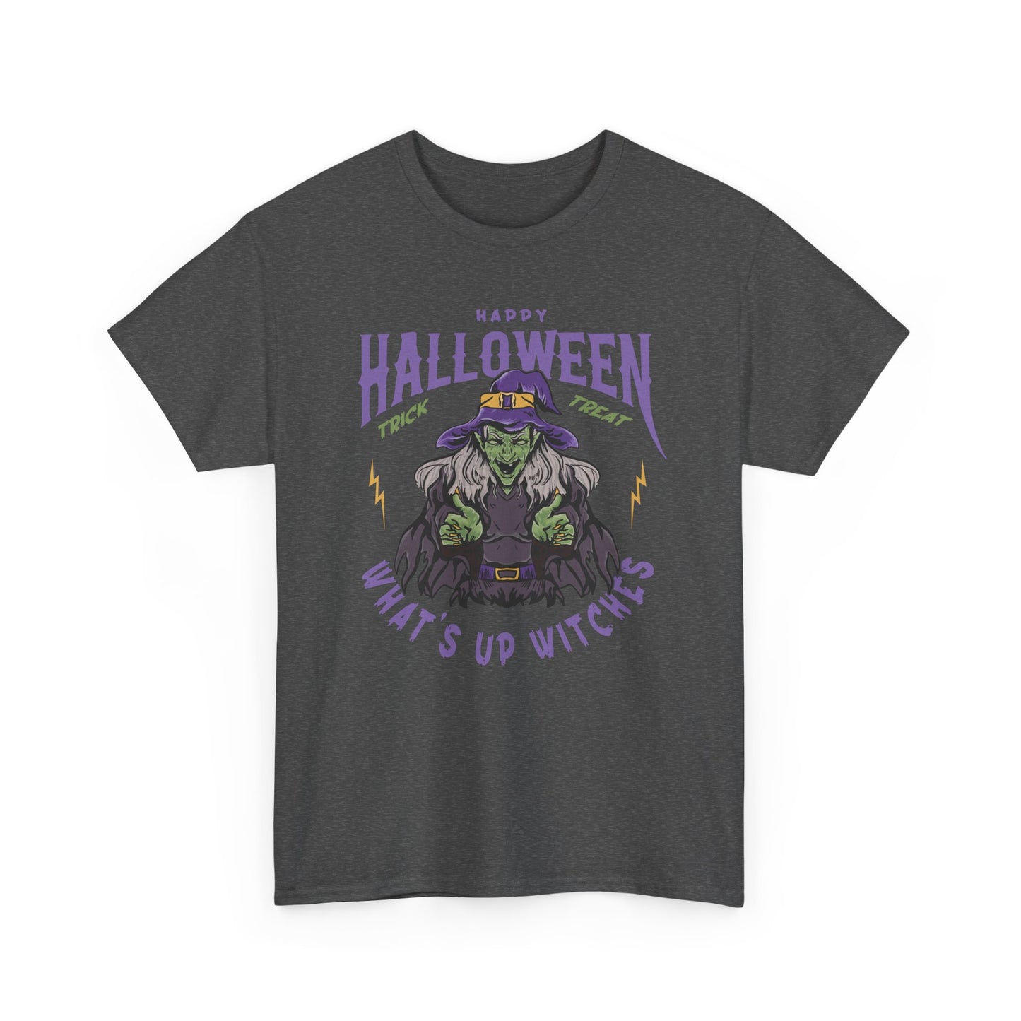 What's up Witches / Halloween Unisex Heavy Cotton Tee