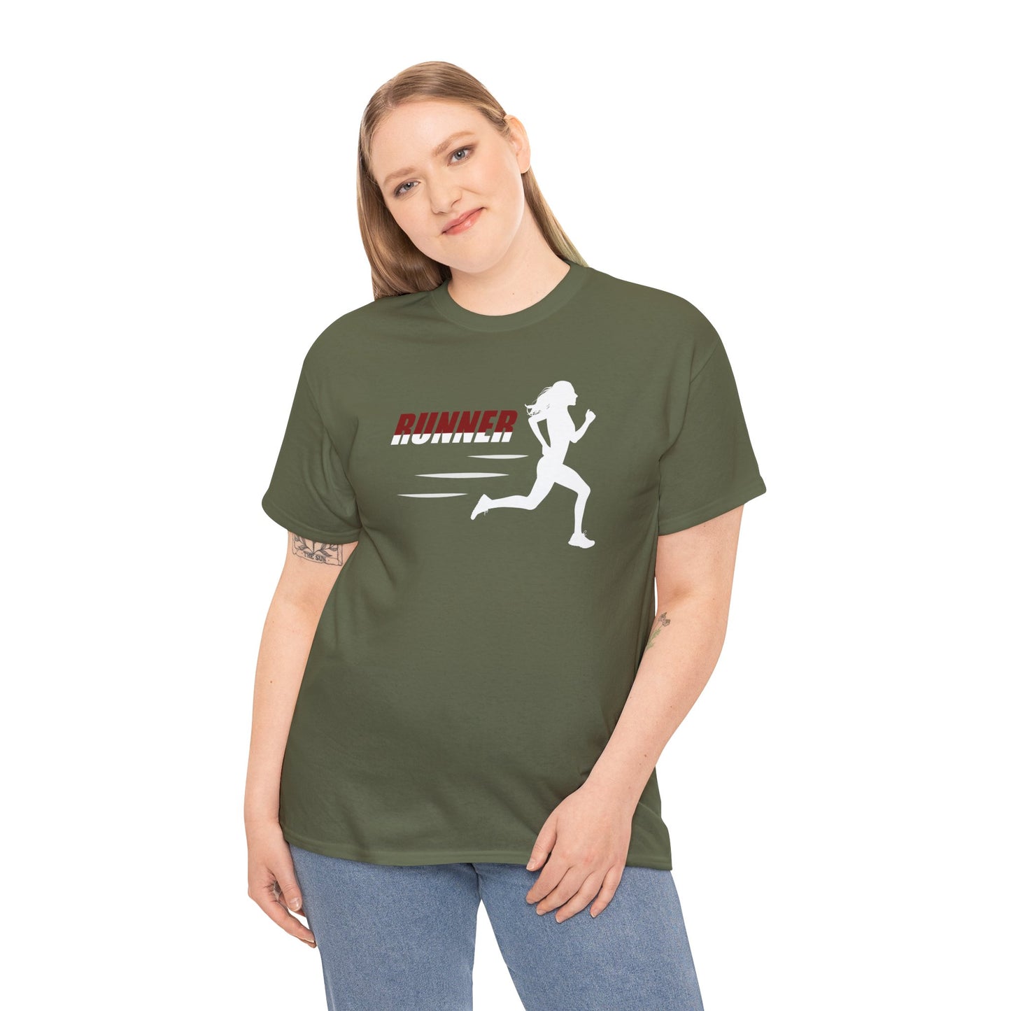 I am a Runner Unisex Heavy Cotton Tee