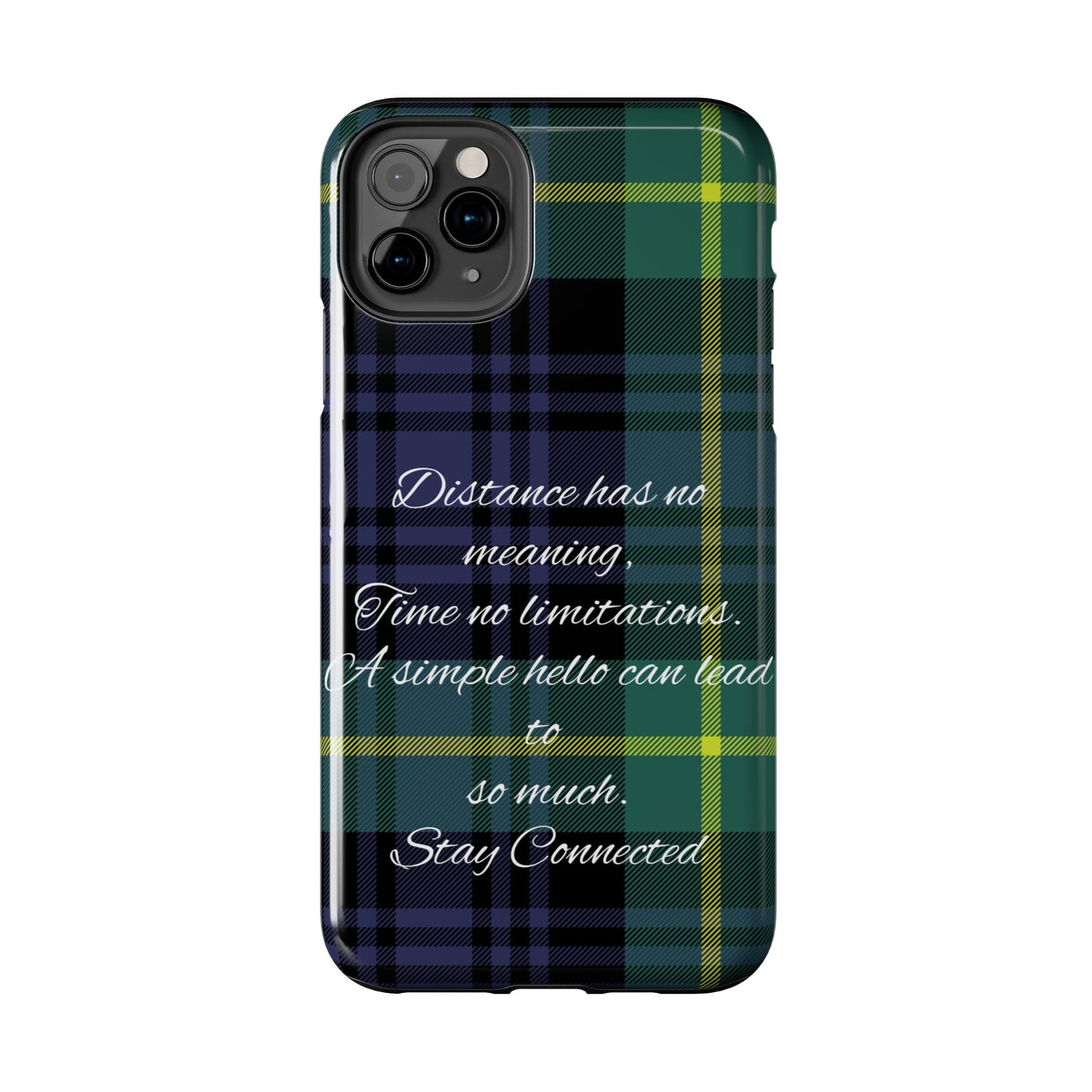 Green plaid version / Tough Phone Cases