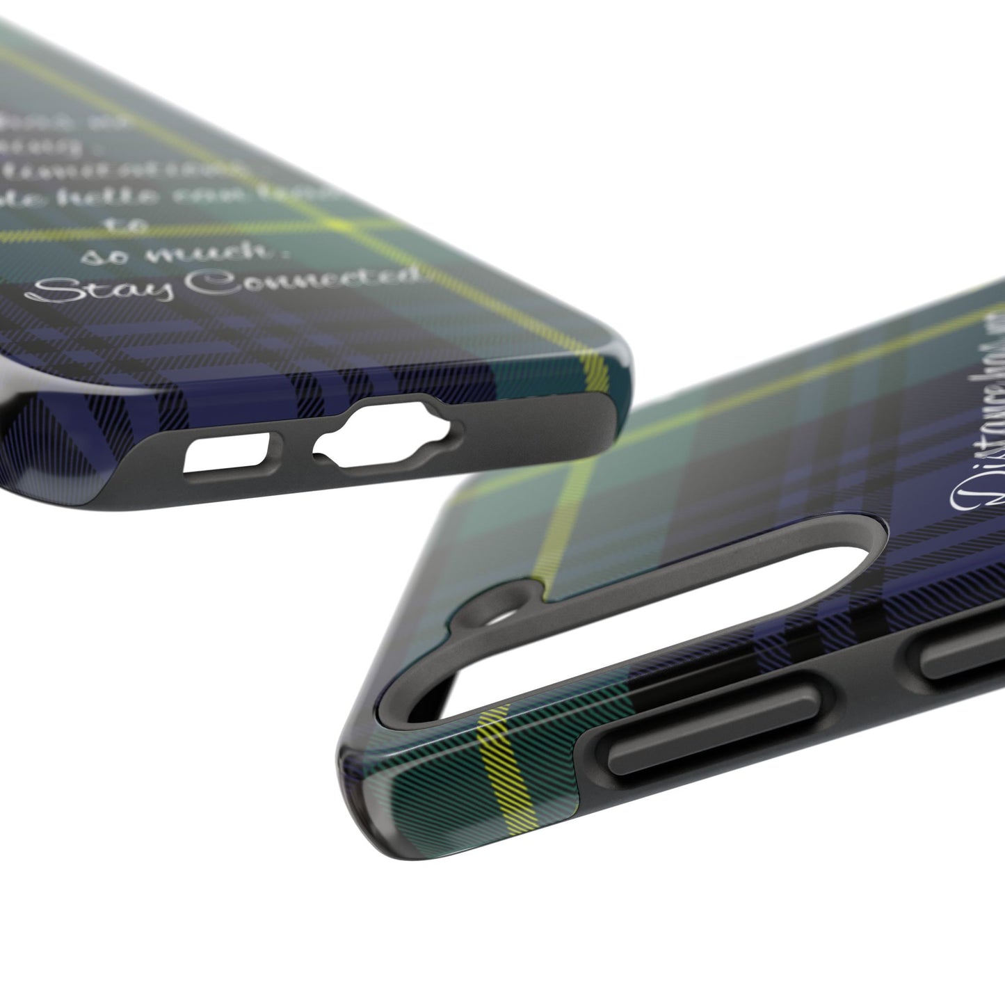 Green plaid version / Tough Phone Cases