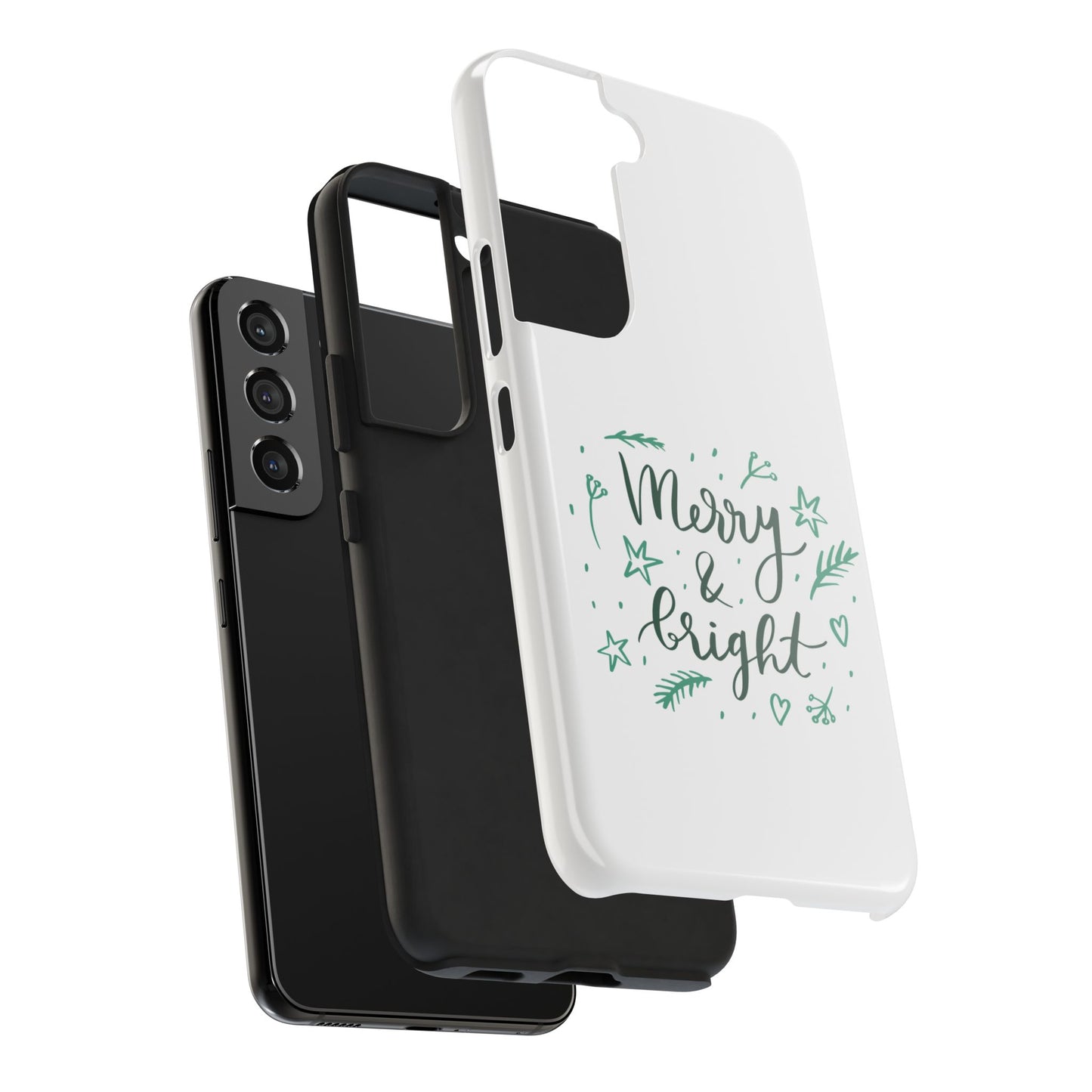 Merry and Bright (Christmas) / Tough Phone Cases