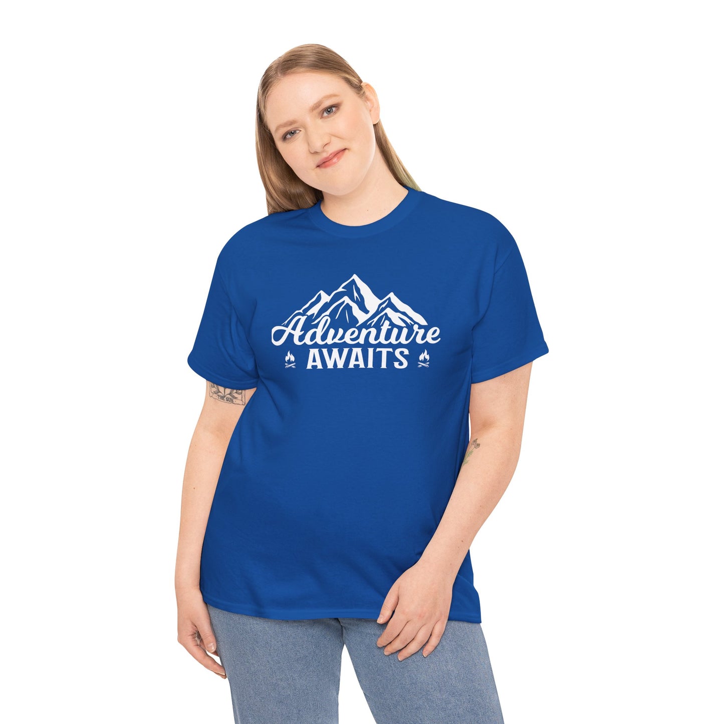 Adventure Awaits Unisex Heavy Cotton Tee