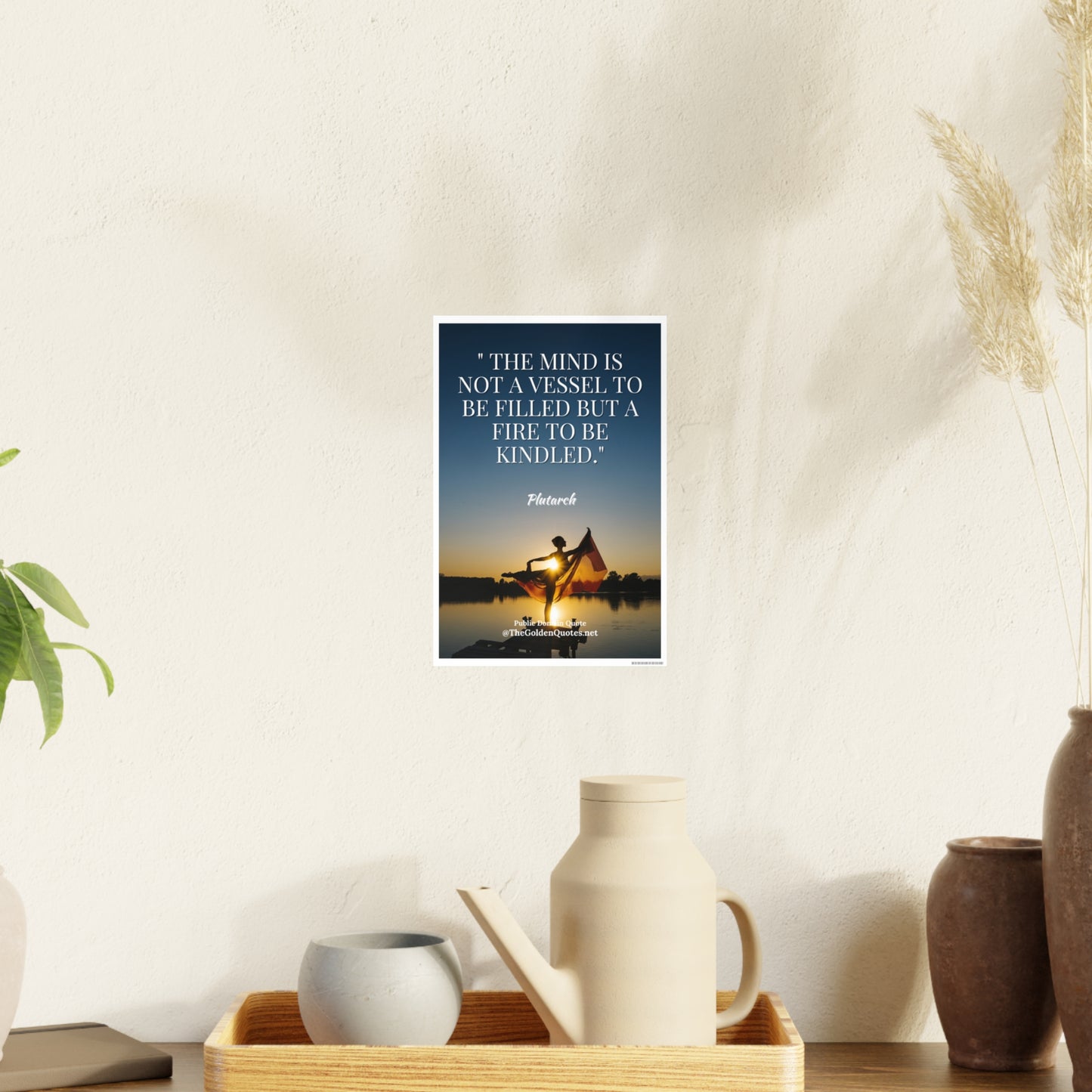 The mind is not a vessel... / Photo Art Paper Posters