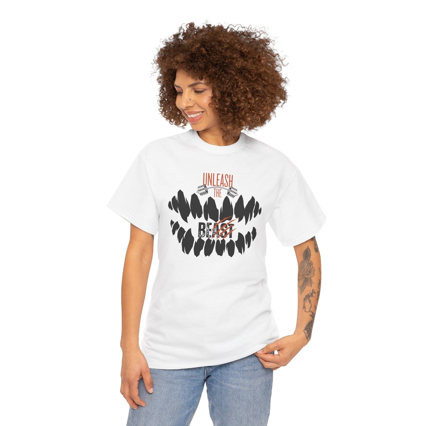 Unleash the Savage Unisex Heavy Cotton Tee