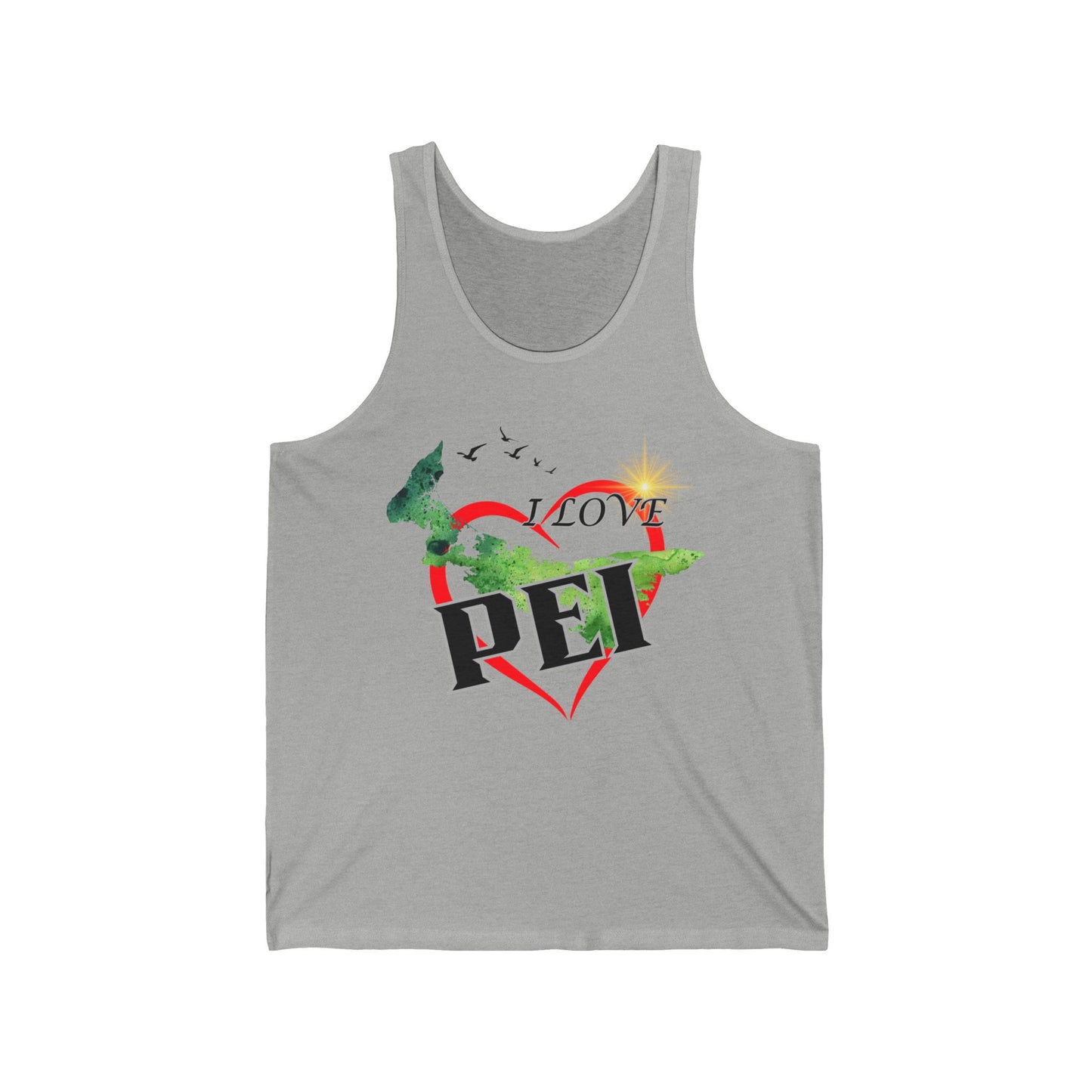 I Love PEI / Unisex Jersey Tank