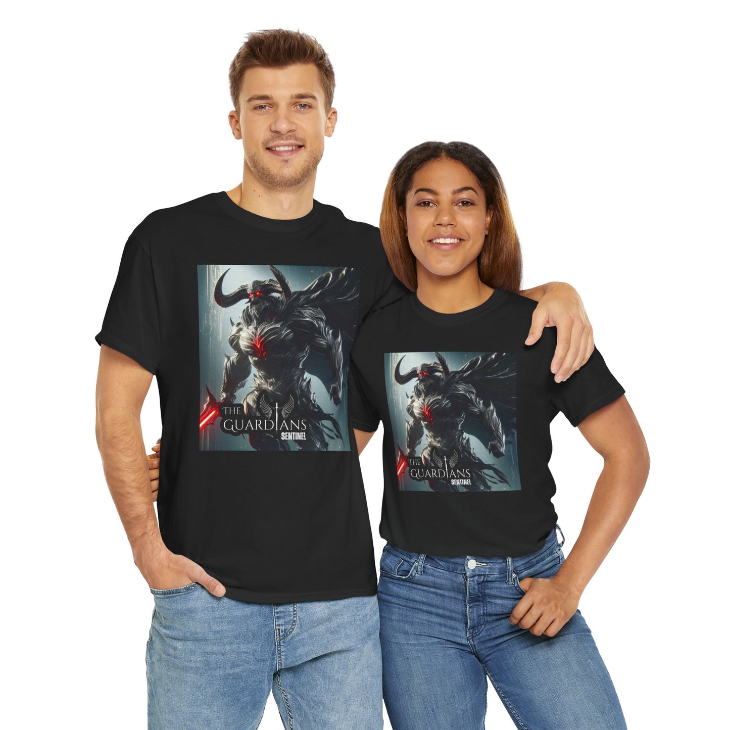 The Guardians Sentinel / Elite Unisex Heavy Cotton Tee (Made with AI)