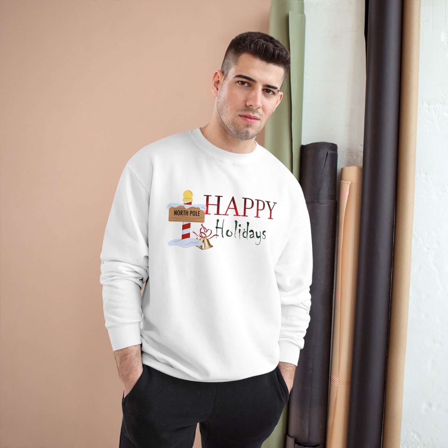 Happy Holidays / Champion Sweatshirt