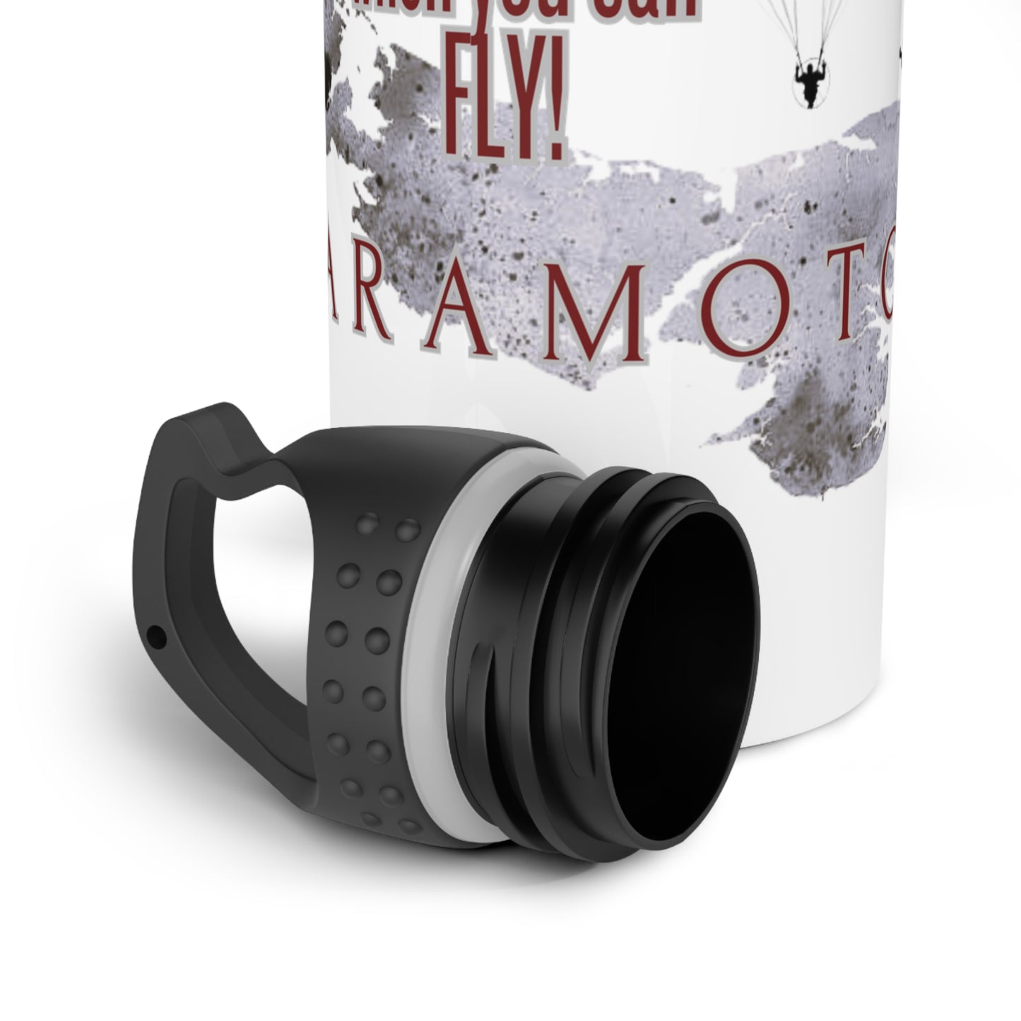 Why drive when you can Fly / Paramotor / Stainless Steel Water Bottle