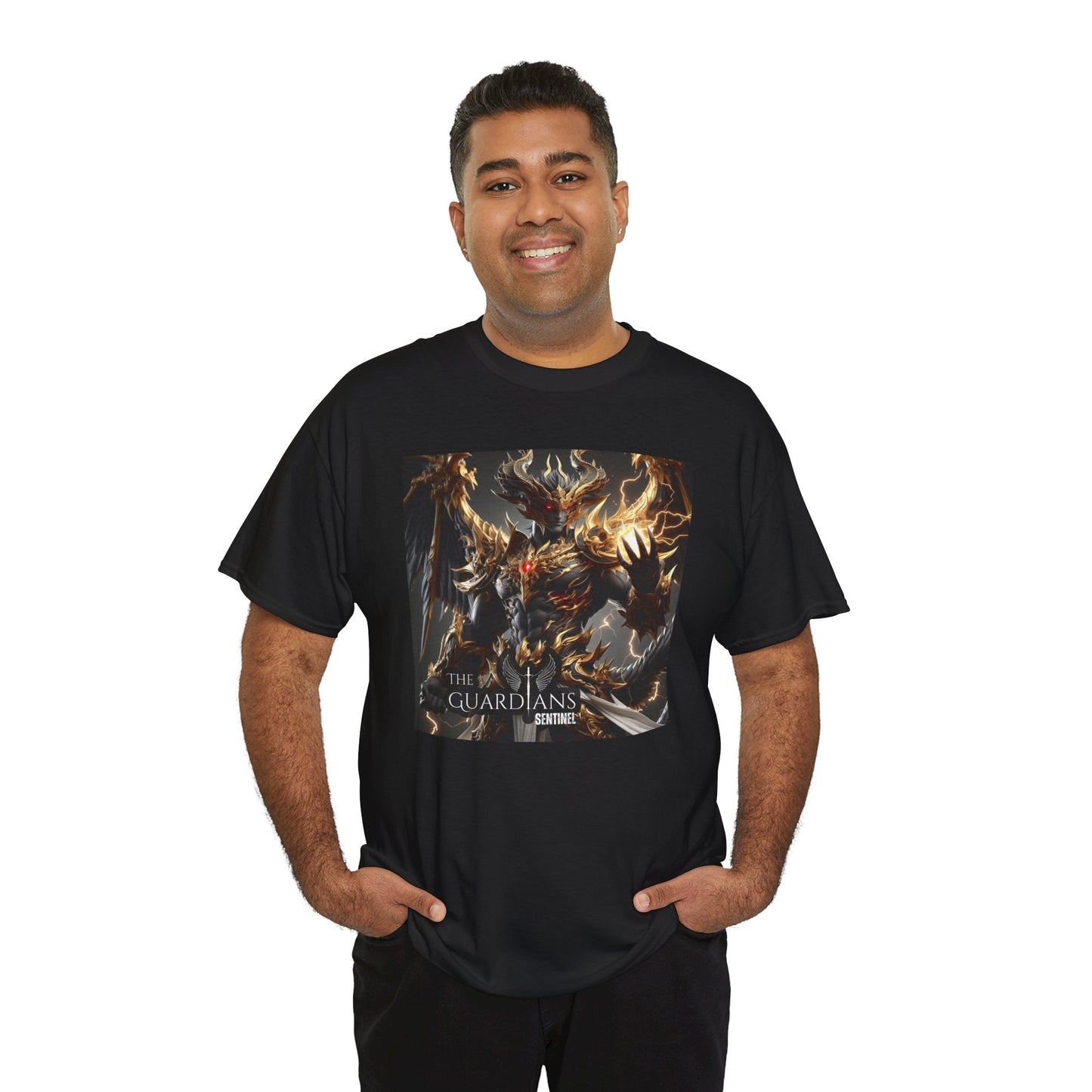 The Guardians Sentinel / Elite Unisex Heavy Cotton Tee (Made with AI)