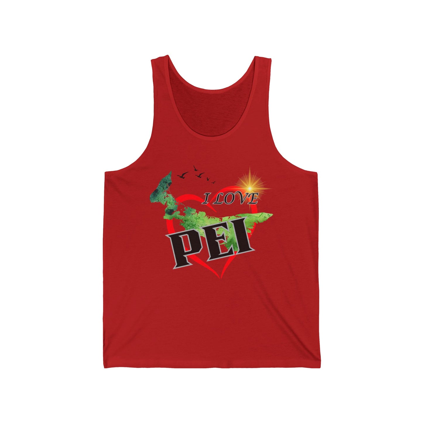 I Love PEI / Unisex Jersey Tank