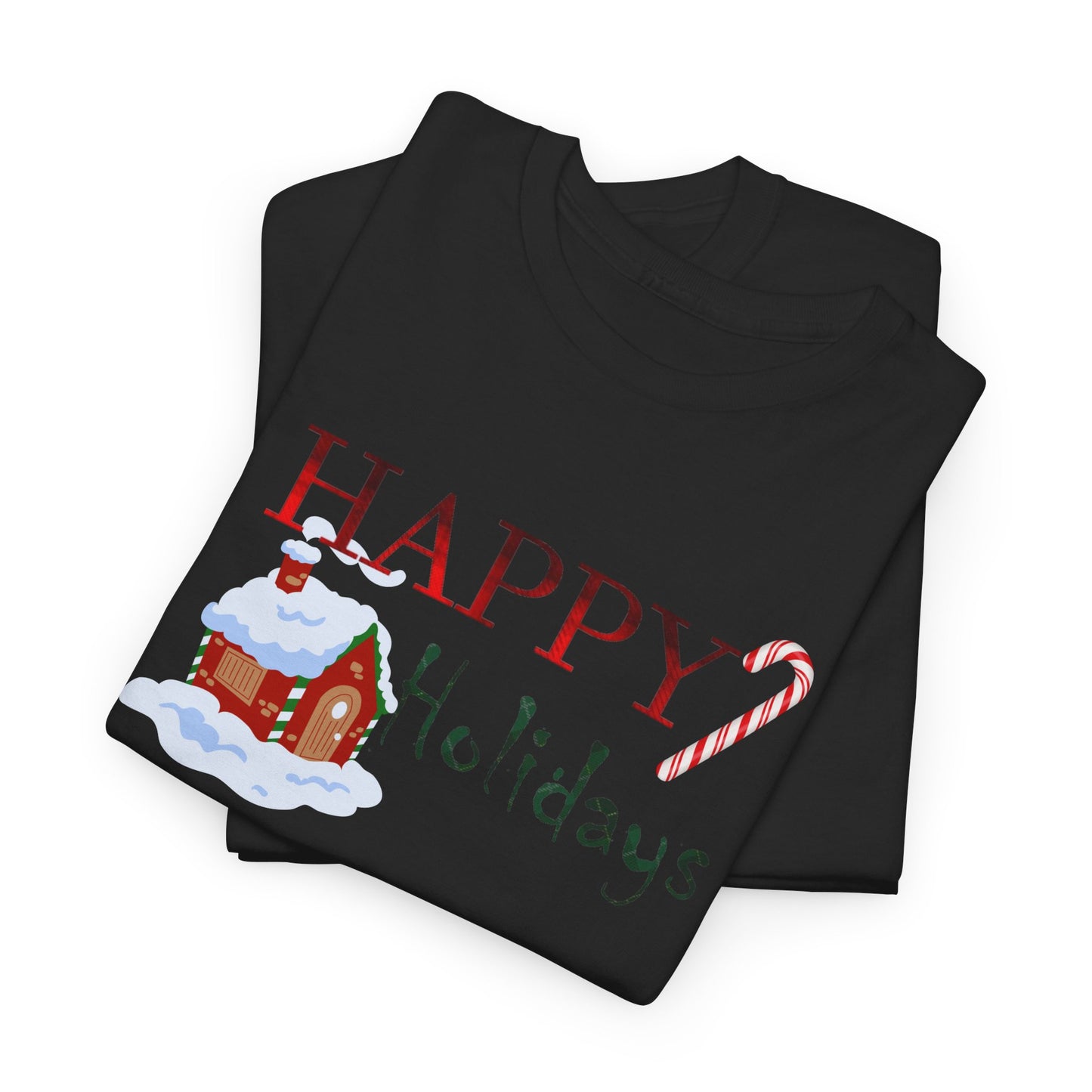 Happy Holidays Unisex Heavy Cotton Tee