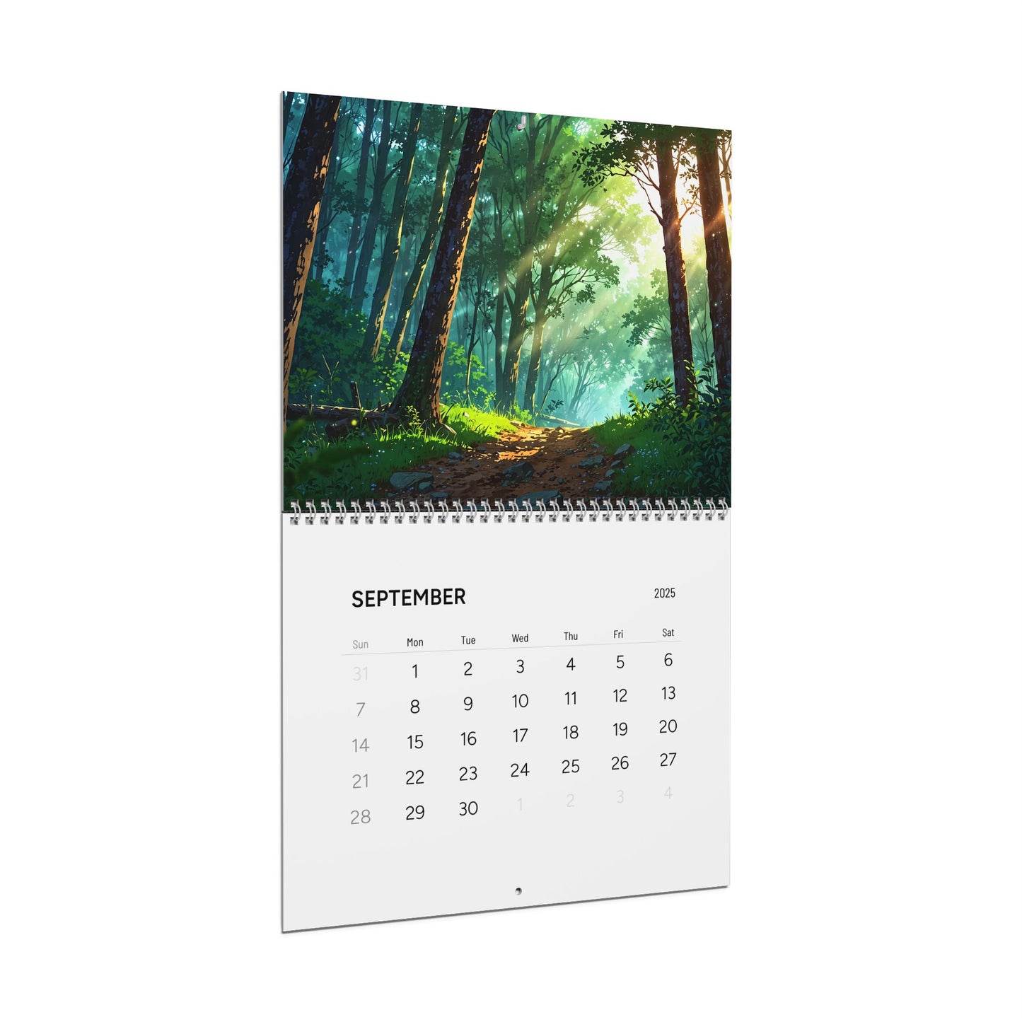 AI Forest Paintings  / Wall Calendars (2025)