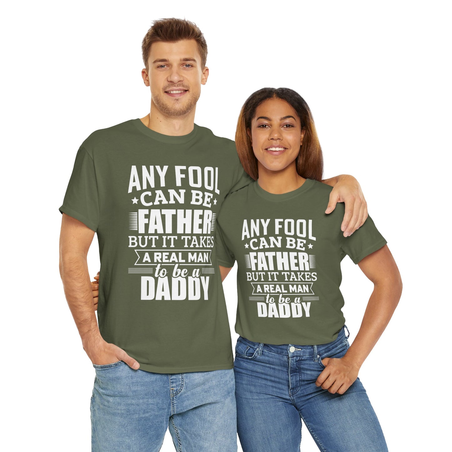 Father Quote Unisex Heavy Cotton Tee