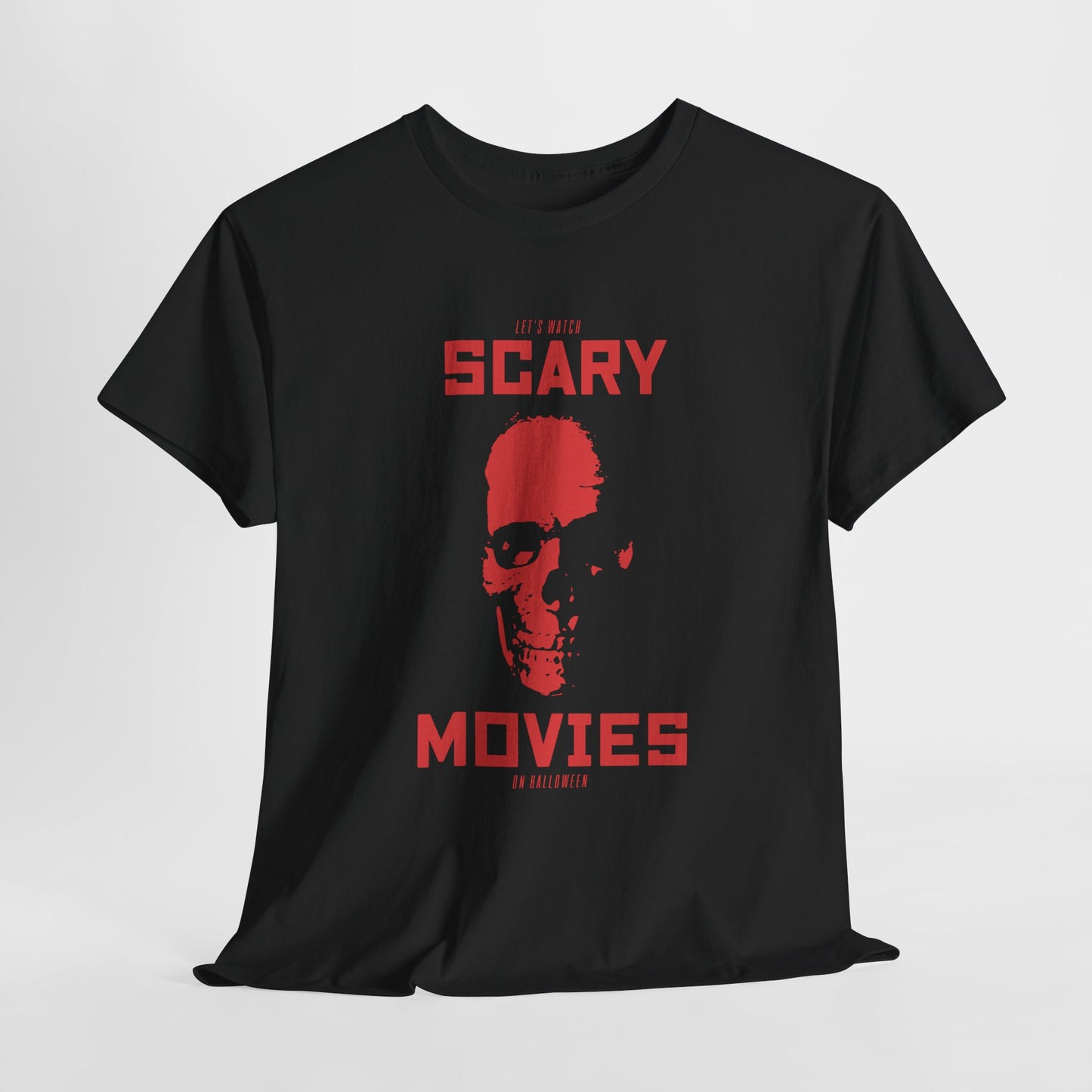 Scary movies / Halloween Unisex Heavy Cotton Tee