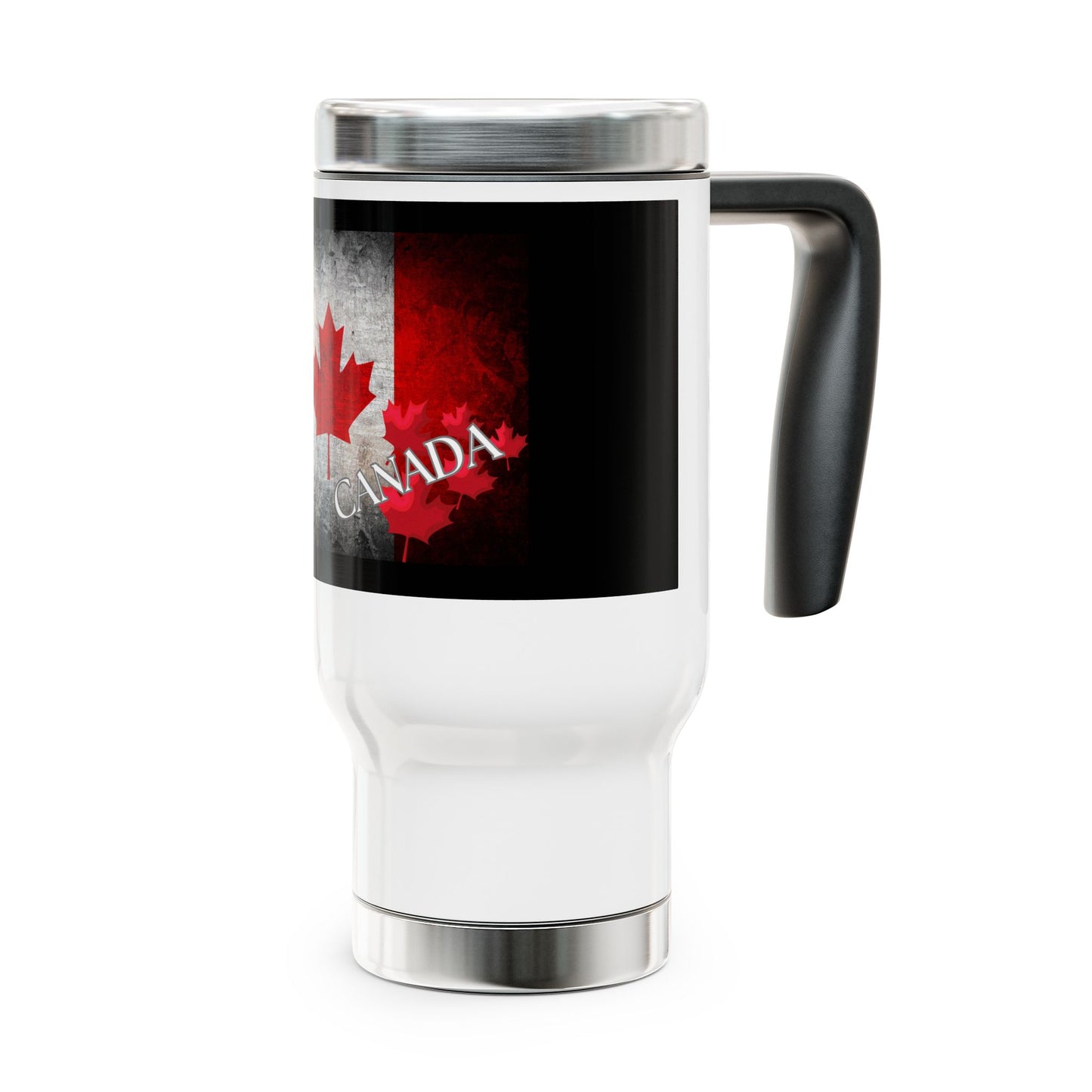 Canada/ Stainless Steel Travel Mug with Handle, 14oz