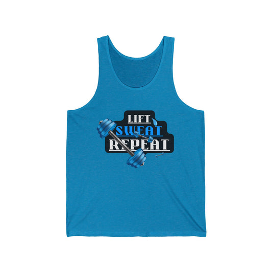 Lift Sweat Repeat / Unisex Jersey Tank