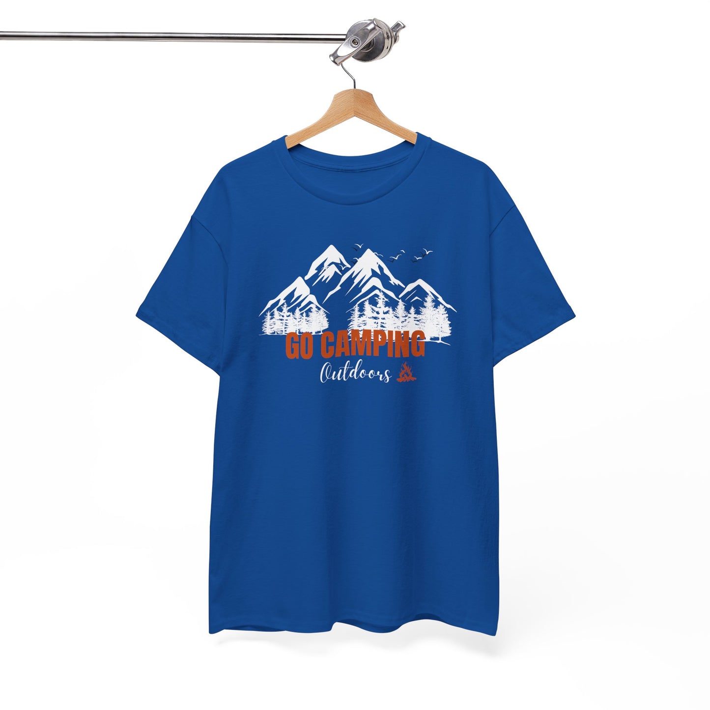 Go Camping Outdoors Unisex Heavy Cotton Tee