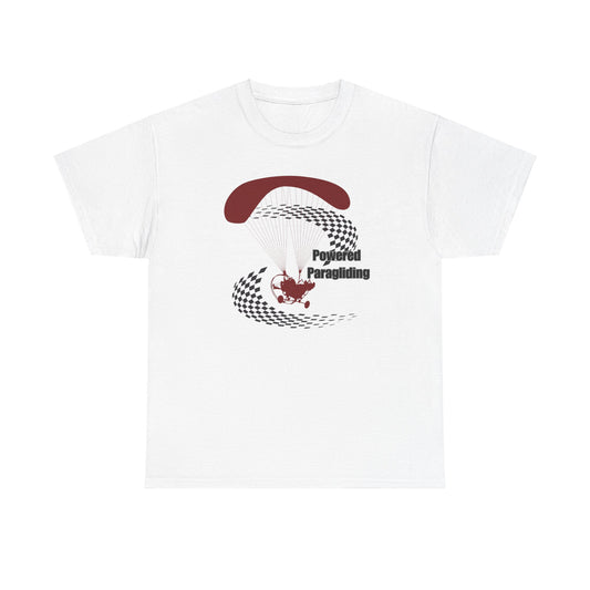 Powered Paragliding Unisex Heavy Cotton Tee