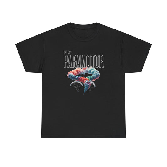 Fly Paramotor Unisex Heavy Cotton Tee