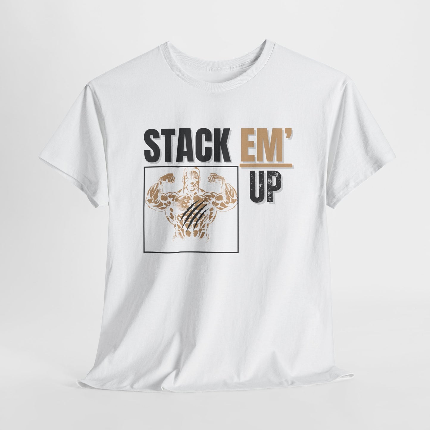 Stack Em Up  Unisex Heavy Cotton Tee