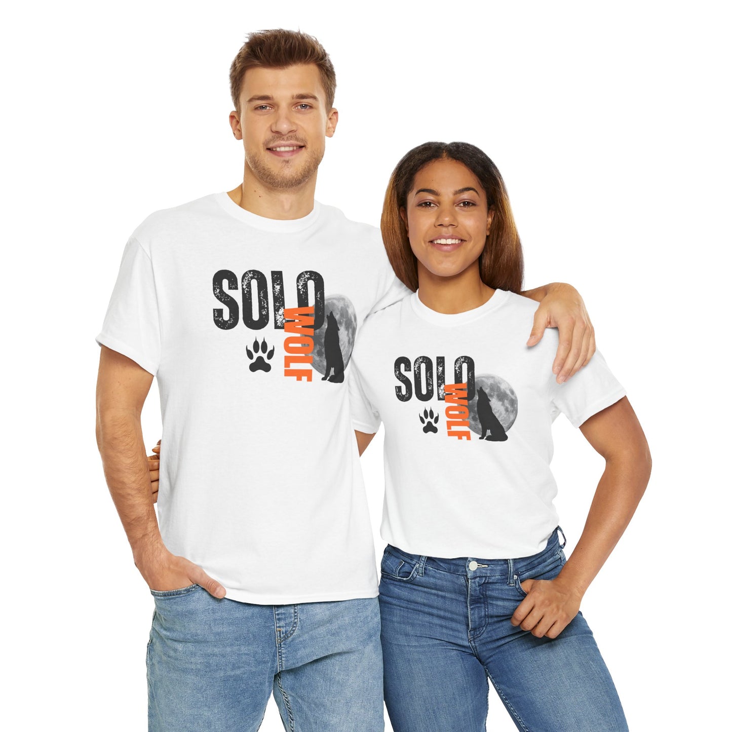 Solo Wolf Unisex Heavy Cotton Tee