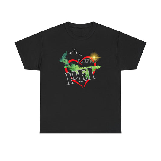 I Love PEI / Canada Unisex Heavy Cotton Tee