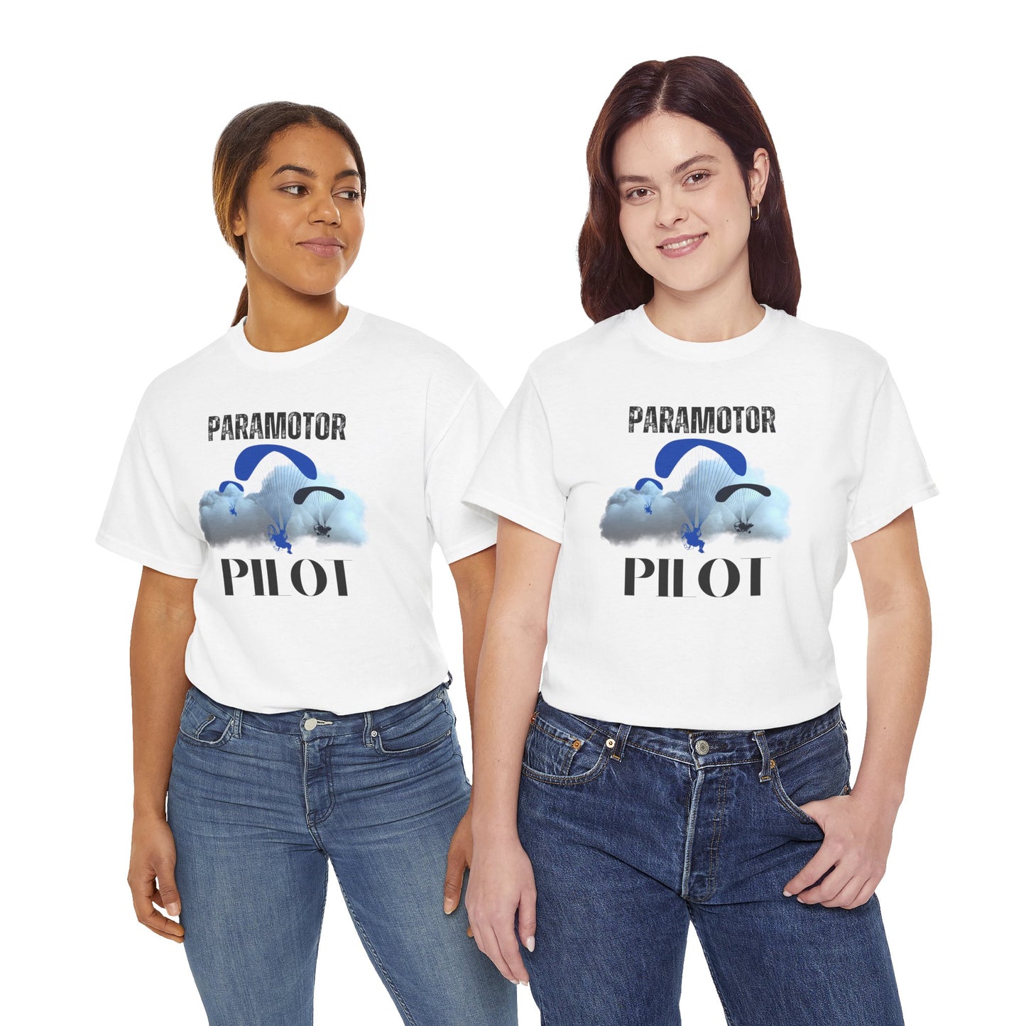 Paramotor Pilot Unisex Heavy Cotton Tee