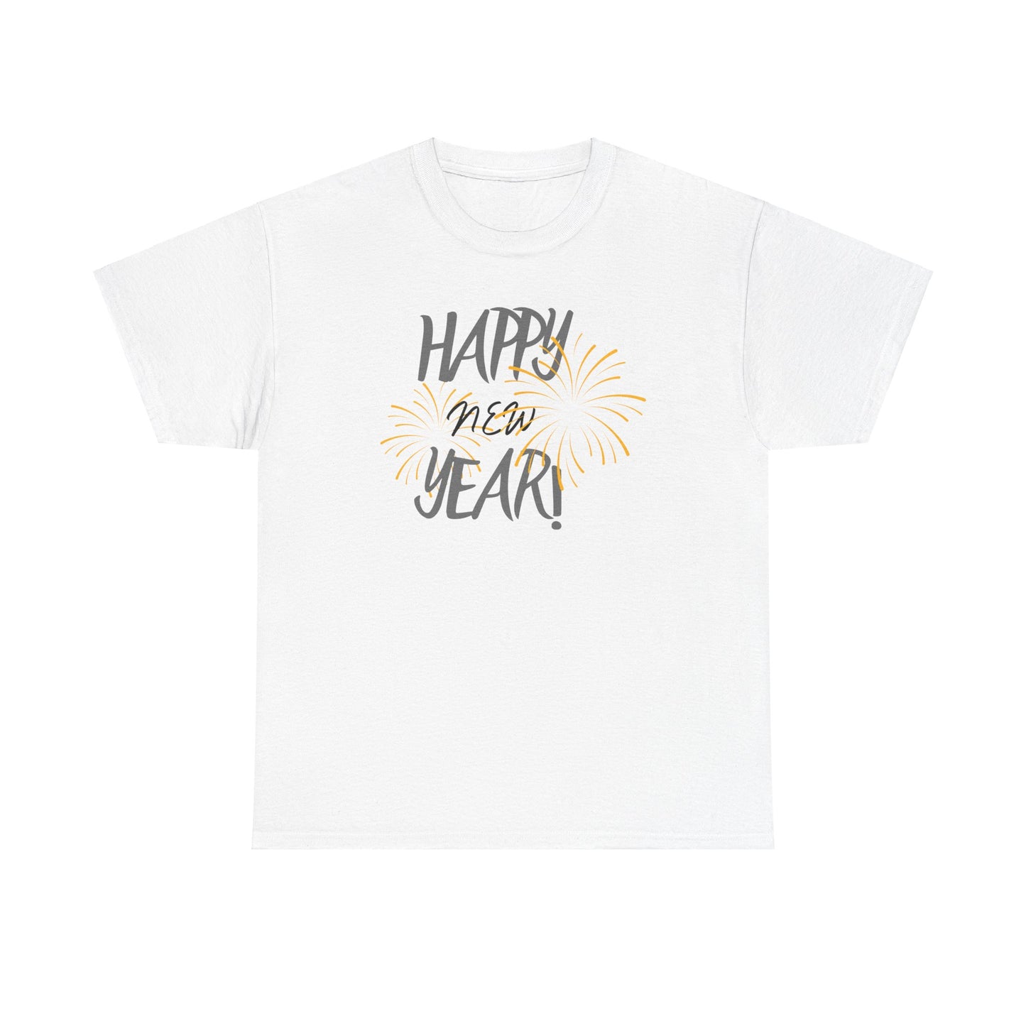 Happy New Year Unisex Heavy Cotton Tee