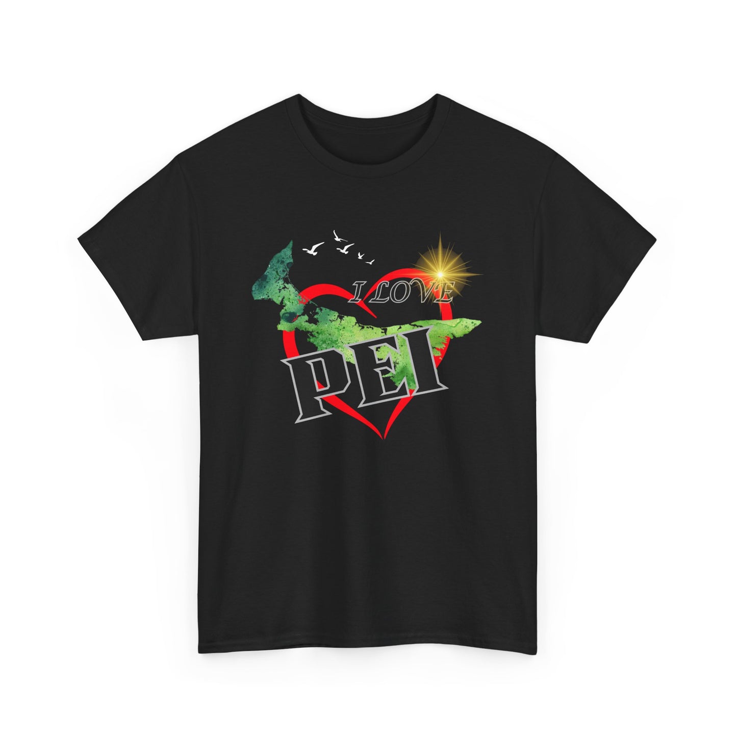 I Love PEI / Canada Unisex Heavy Cotton Tee