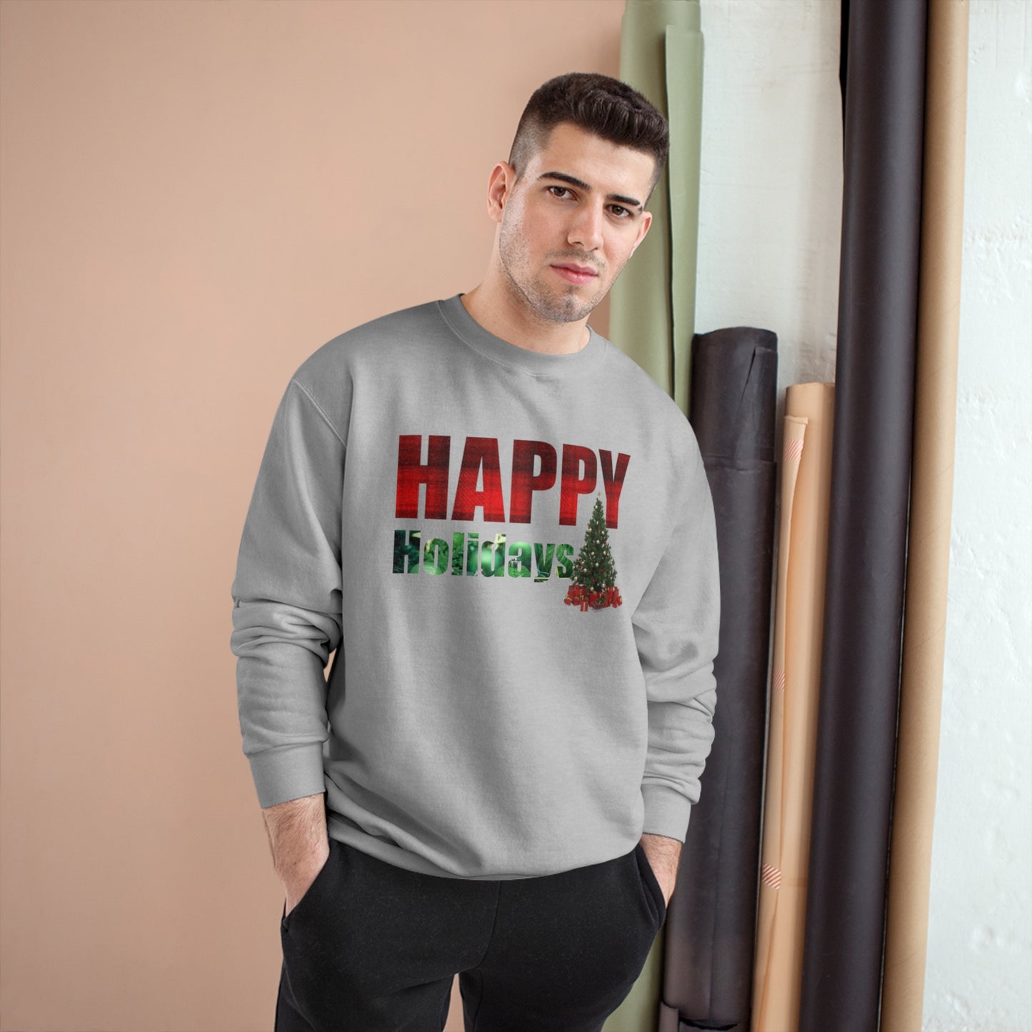 Happy Holidays / Champion Sweatshirt