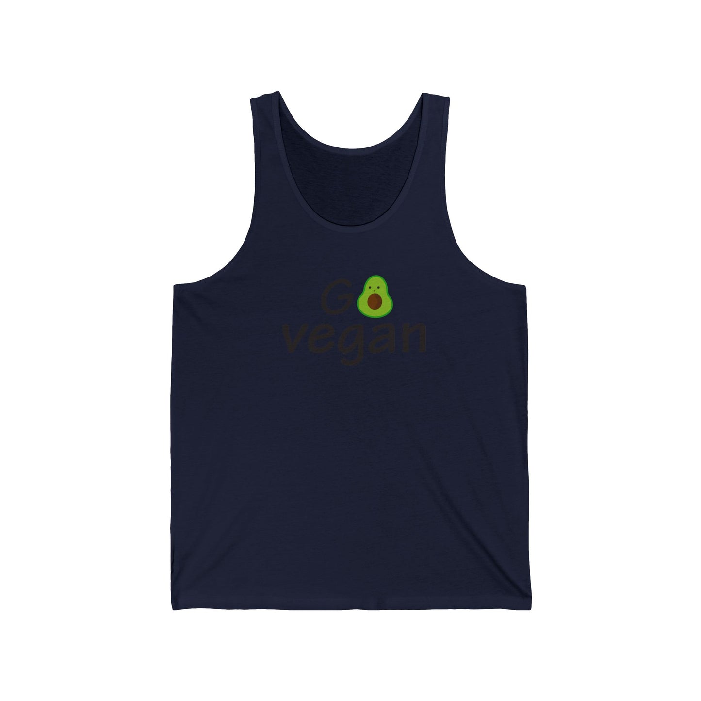 Go Vegan / Unisex Jersey Tank