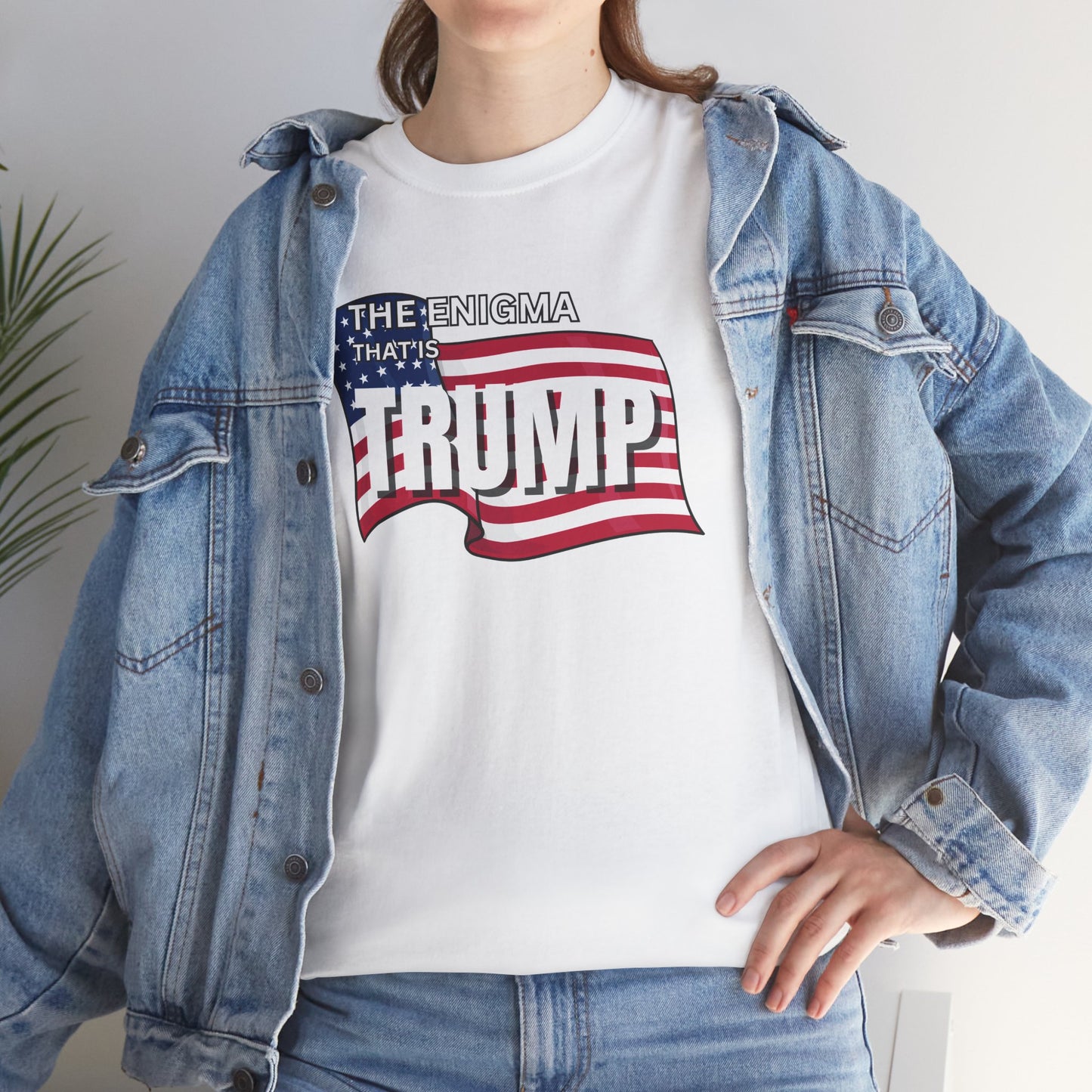 The Enigma that is Trump Unisex Heavy Cotton Tee