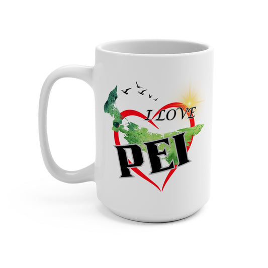 I love PEI / Mug 15oz white