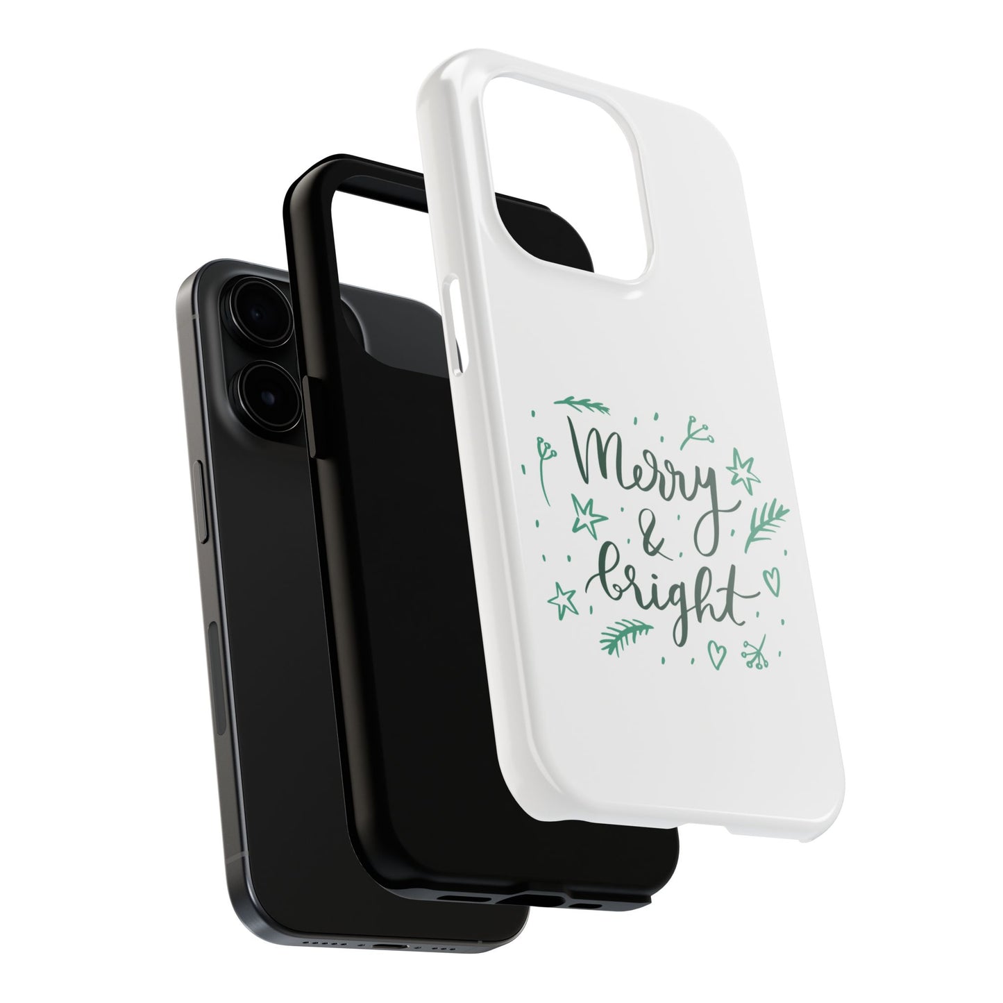 Merry and Bright (Christmas) / Tough Phone Cases