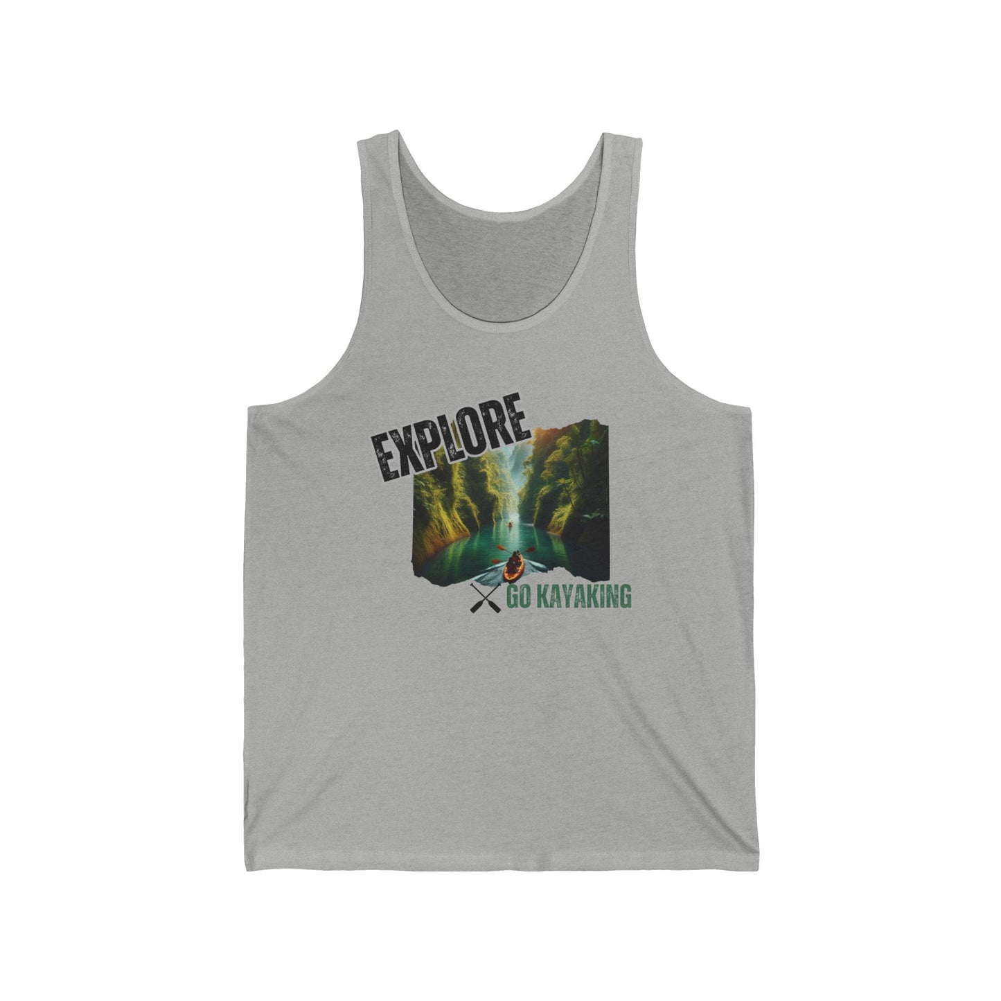 Explore (Go Kayaking) / Unisex Jersey Tank