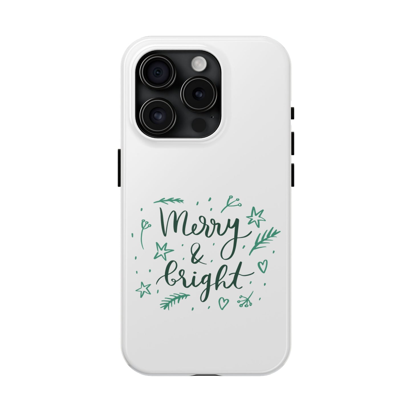 Merry and Bright (Christmas) / Tough Phone Cases