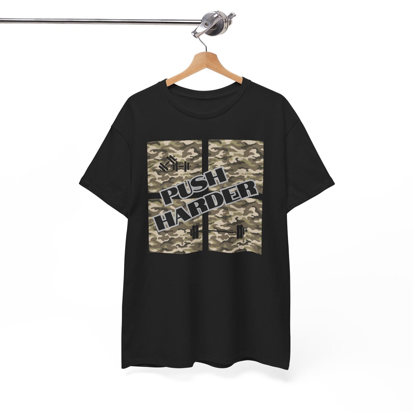 Push Harder Unisex Heavy Cotton Tee