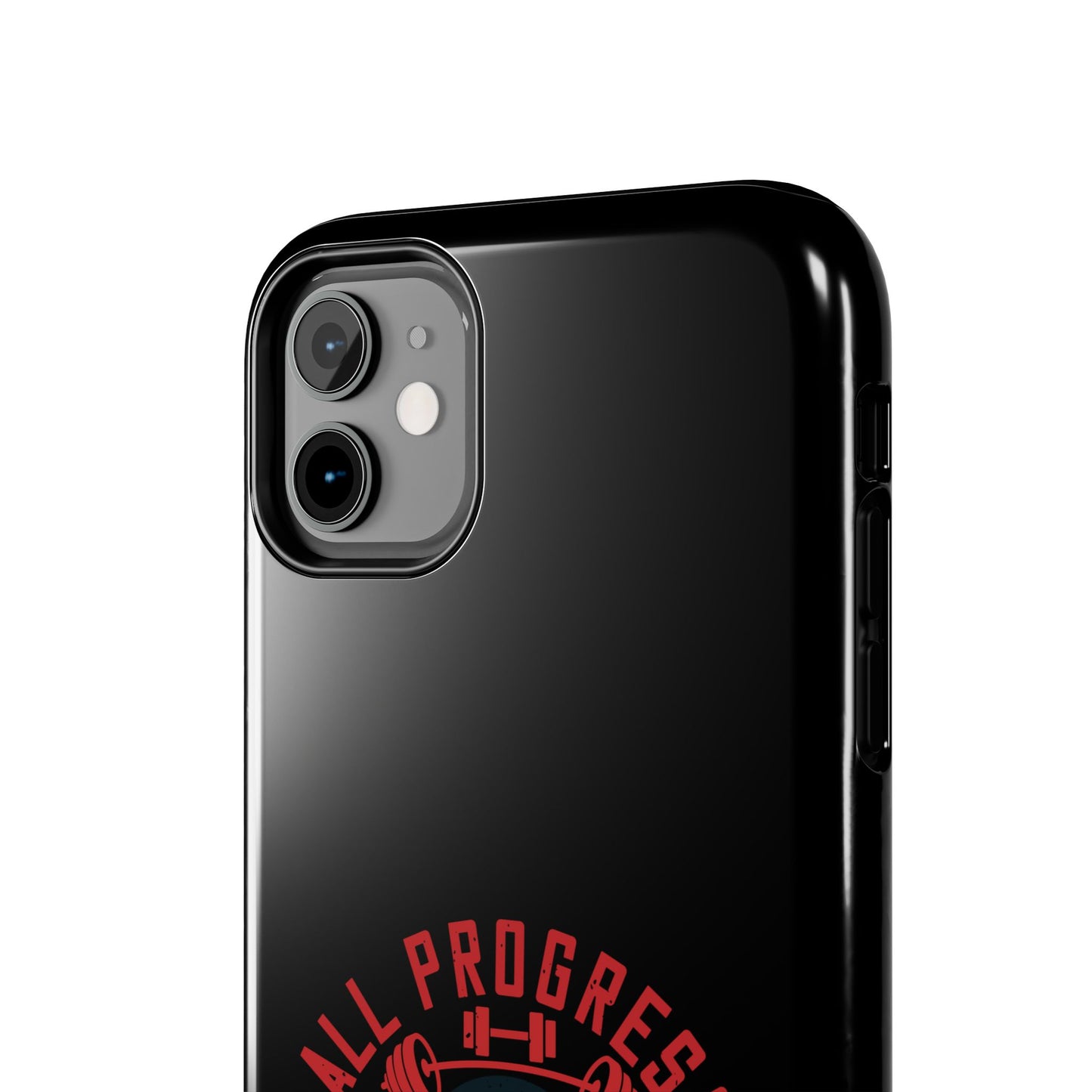 All progress takes place outside the comfort zone / Tough Phone Cases