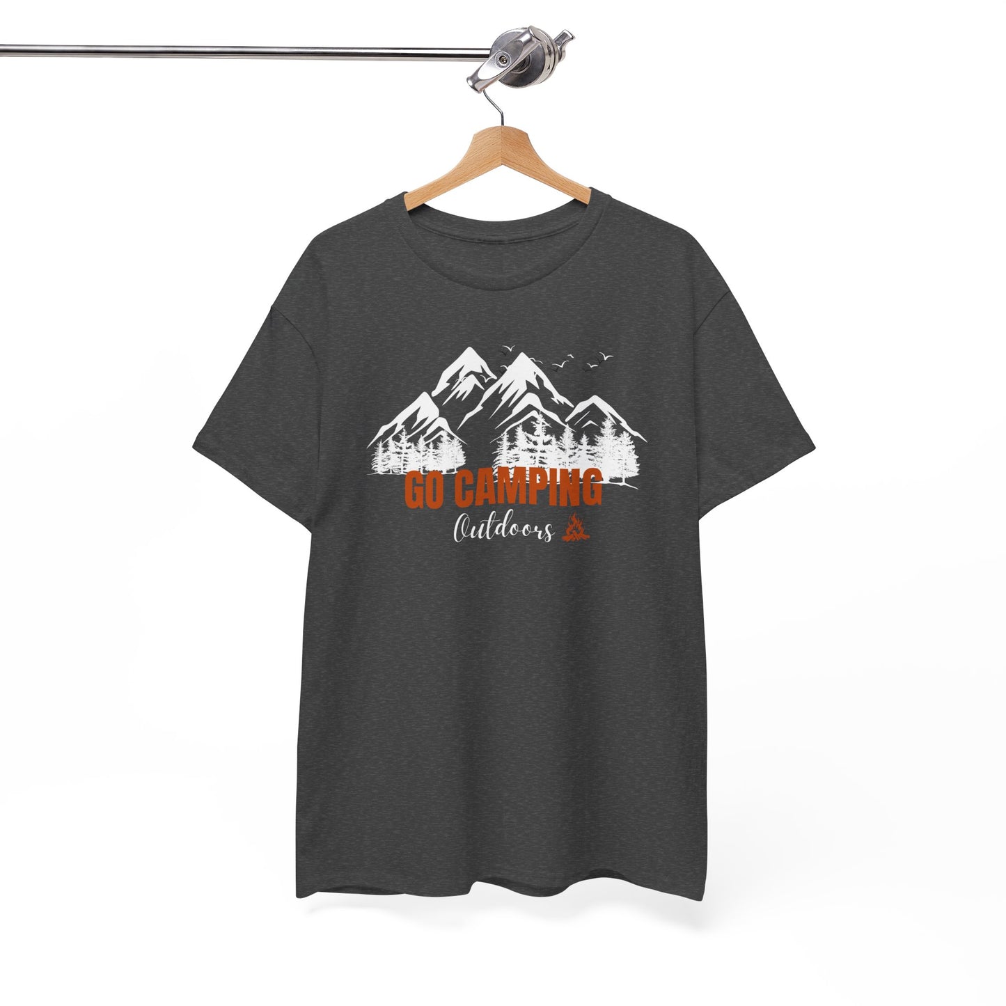 Go Camping Outdoors Unisex Heavy Cotton Tee