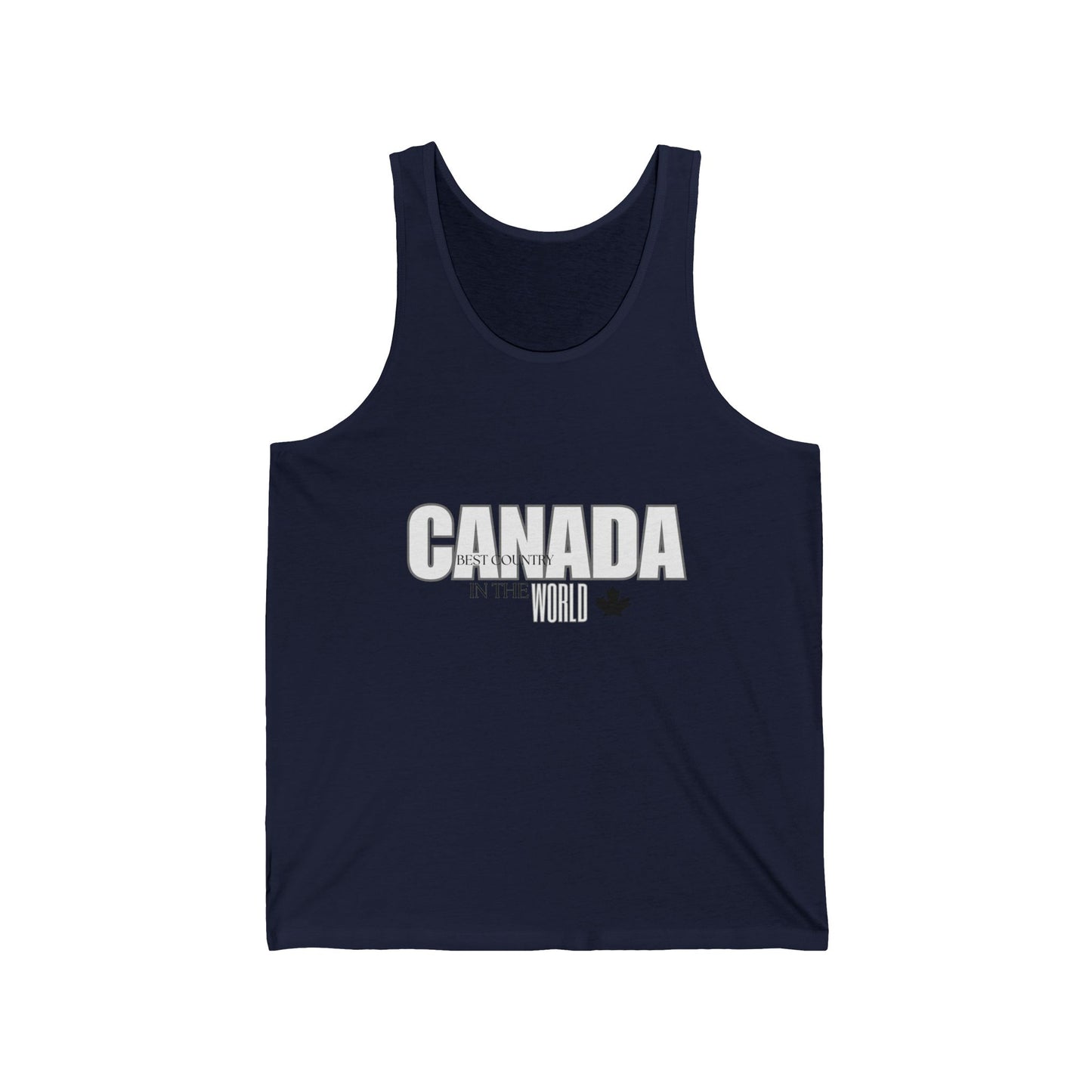 Canada (Best country in the world) / Unisex Jersey Tank