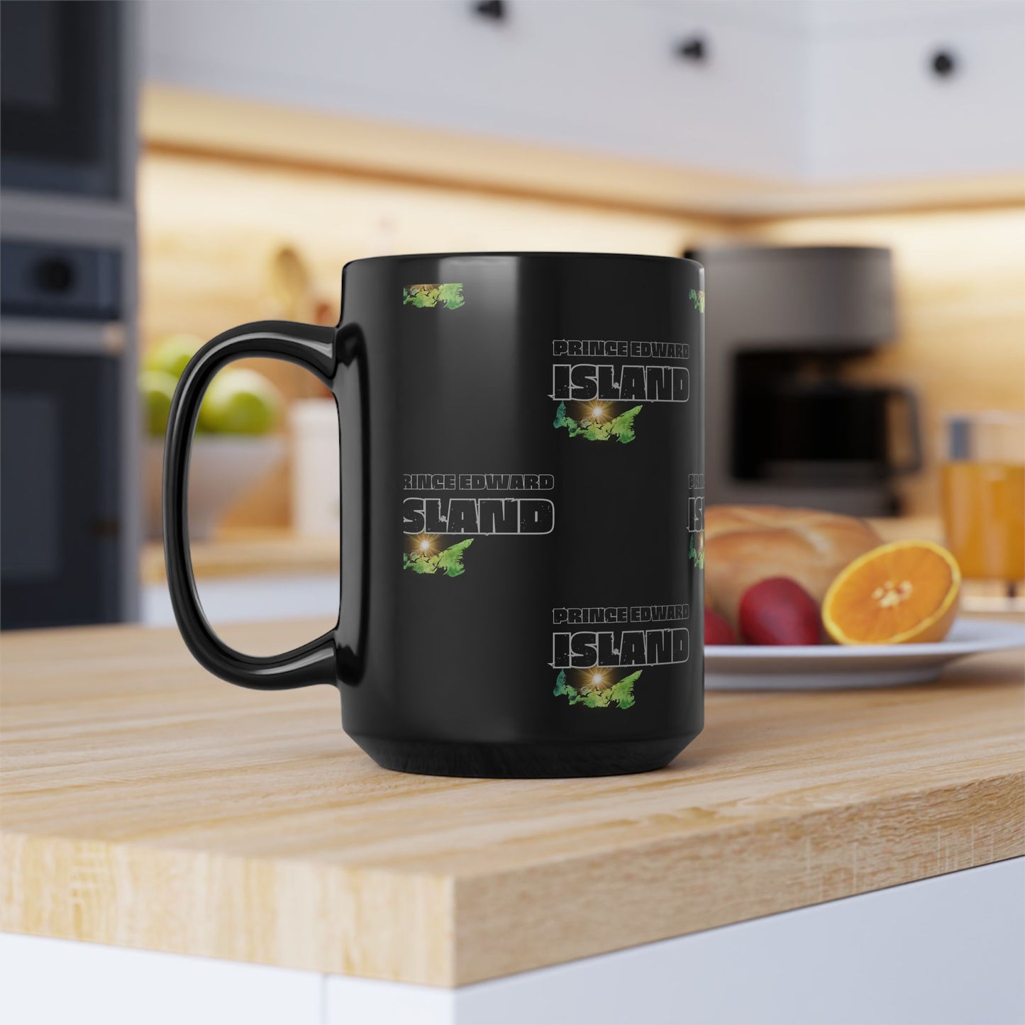 Prince Edward Island / Black Mug, 15oz